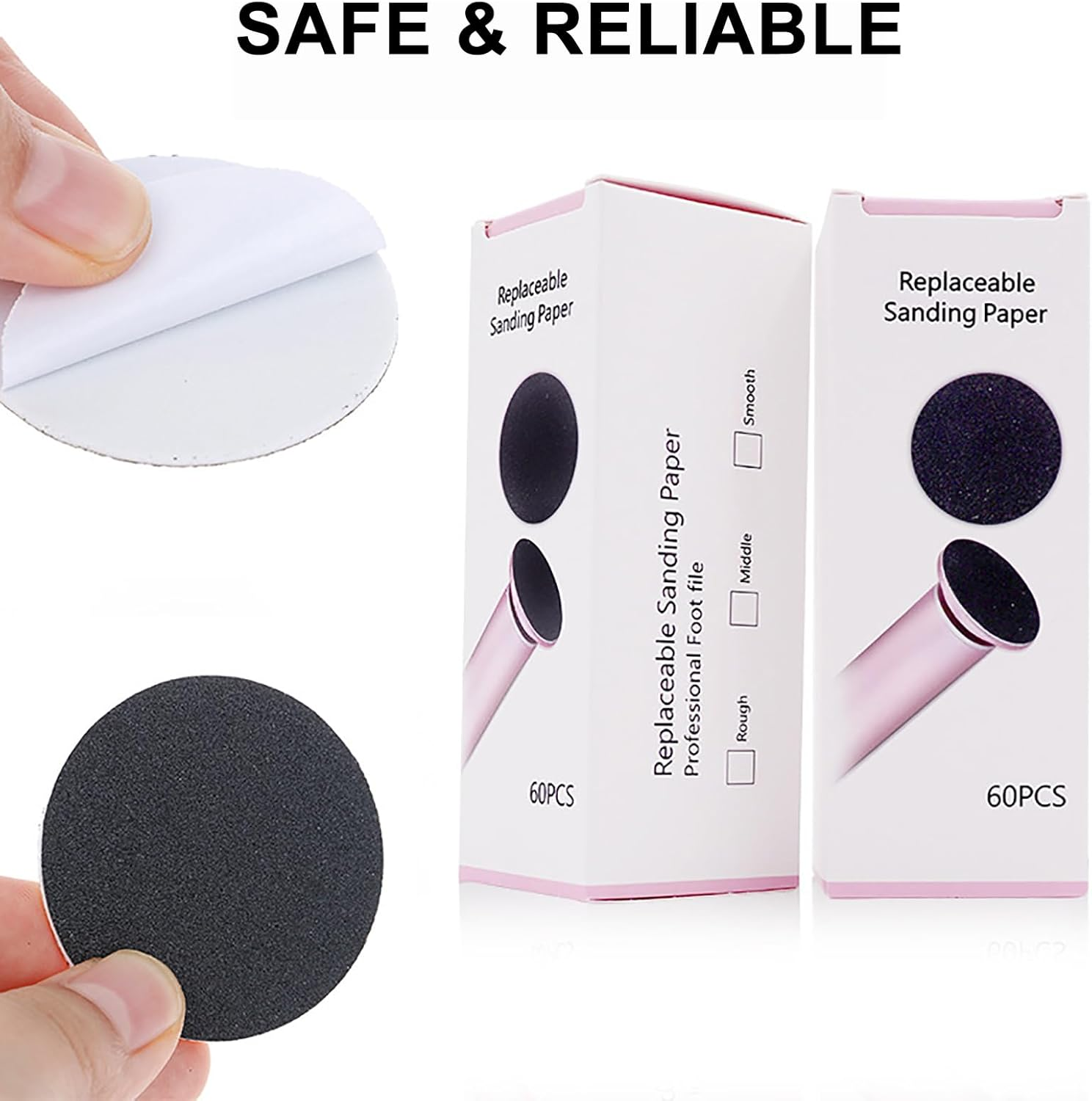 PUGTOW Electric Foot File Sandpaper Pads image number 3