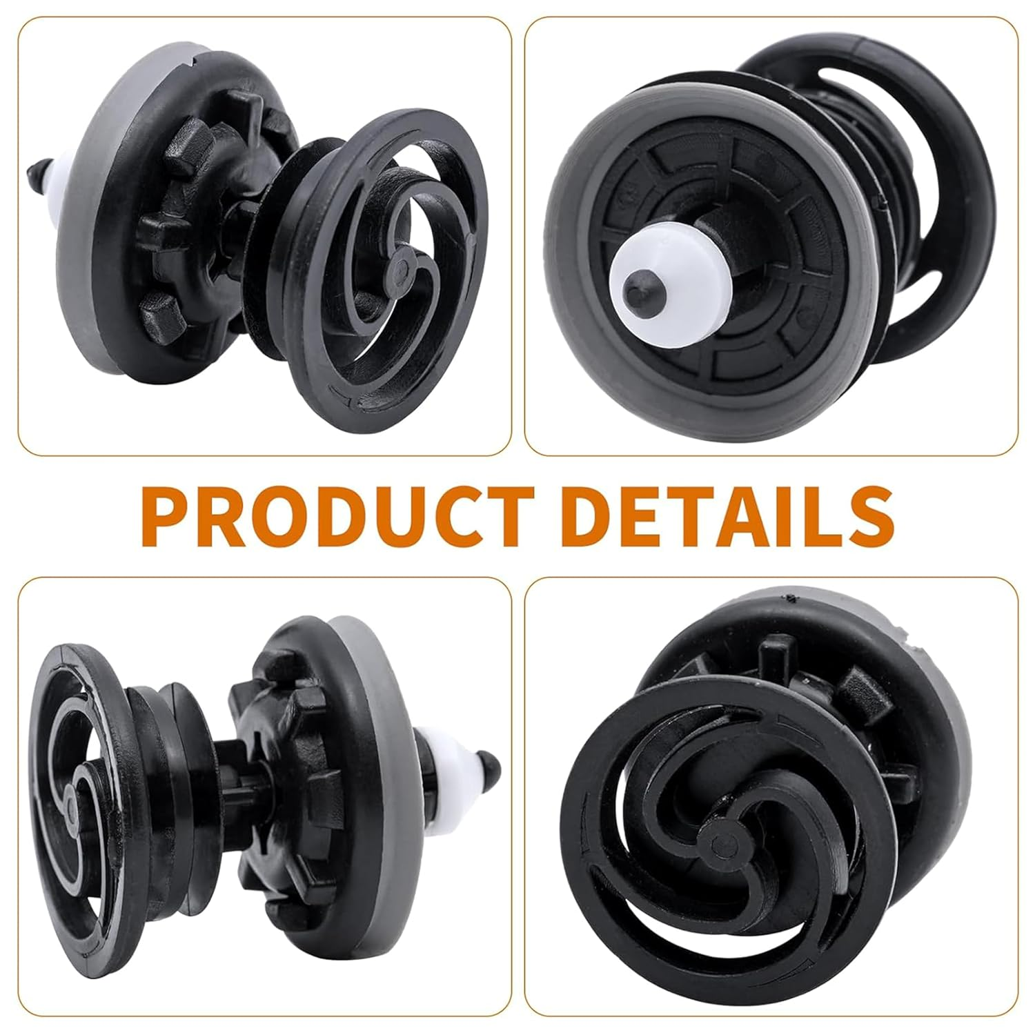 20 PCS Auto Fasteners Door Panel Mounting Clips,Car Interior Door Card Trim Clips with Sealer Replace #7L6-868-243 Compatible with VW Beetle,Audi,Cabrio,Golf,Gti,Jetta,Passat & Touareg,Auto Parts image number 4