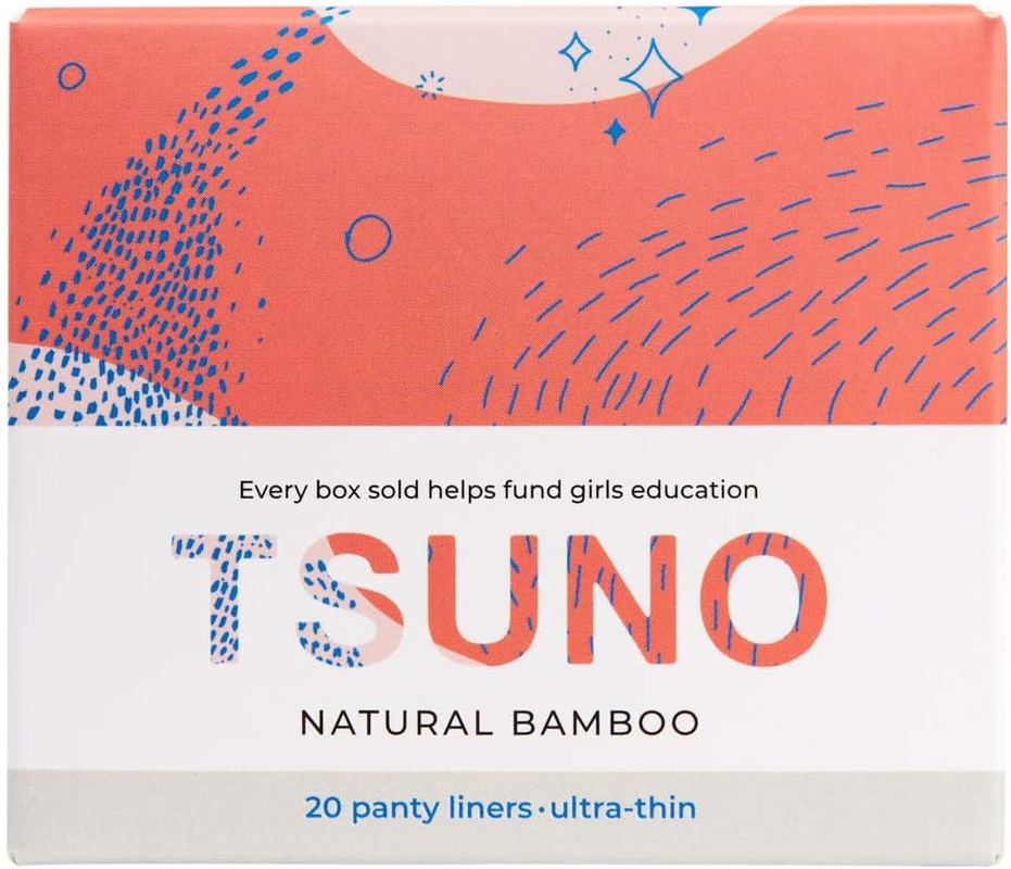 Tsuno Natural Bamboo Panty Liners - Ultra Thin Box of 20 image number 3