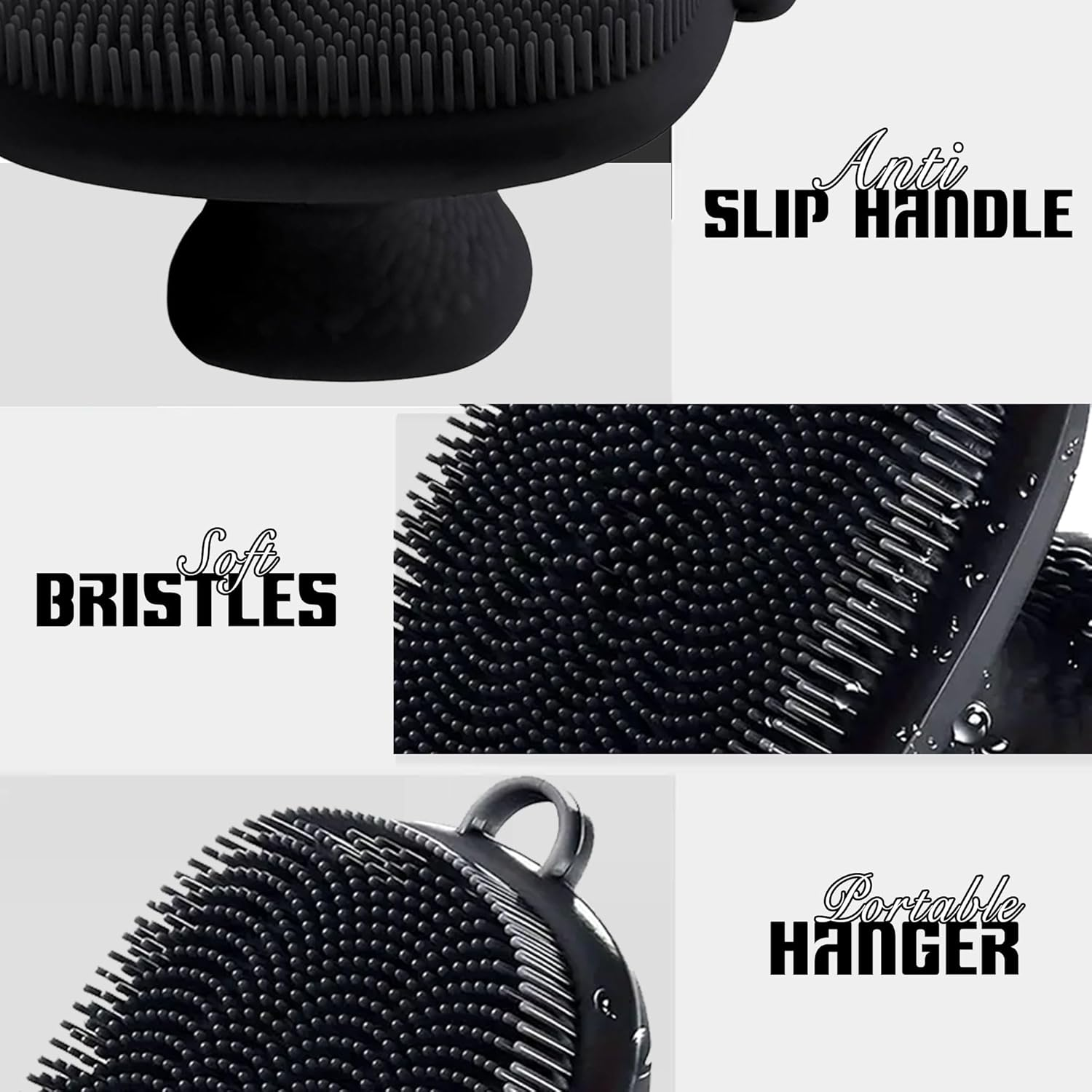 Silicone Face Scrubber, Face Exfoliator Brush, Manual Facial Cleanser Brush for Gentle Massage & Face Scrub for Women & Men, Facial Cleansing Brush, Exfoliating Brush, Soft Face Scrubber image number 1