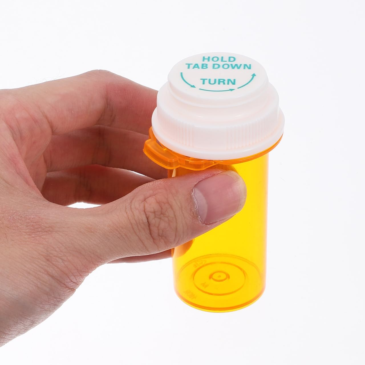 FOMIYES Portable Pill Bottle Storage Box 10Pcs Lightweight Plastic Pill Organizer for Travel and Daily Medication Reusable Sealed Containers with Large Capacity image number 1