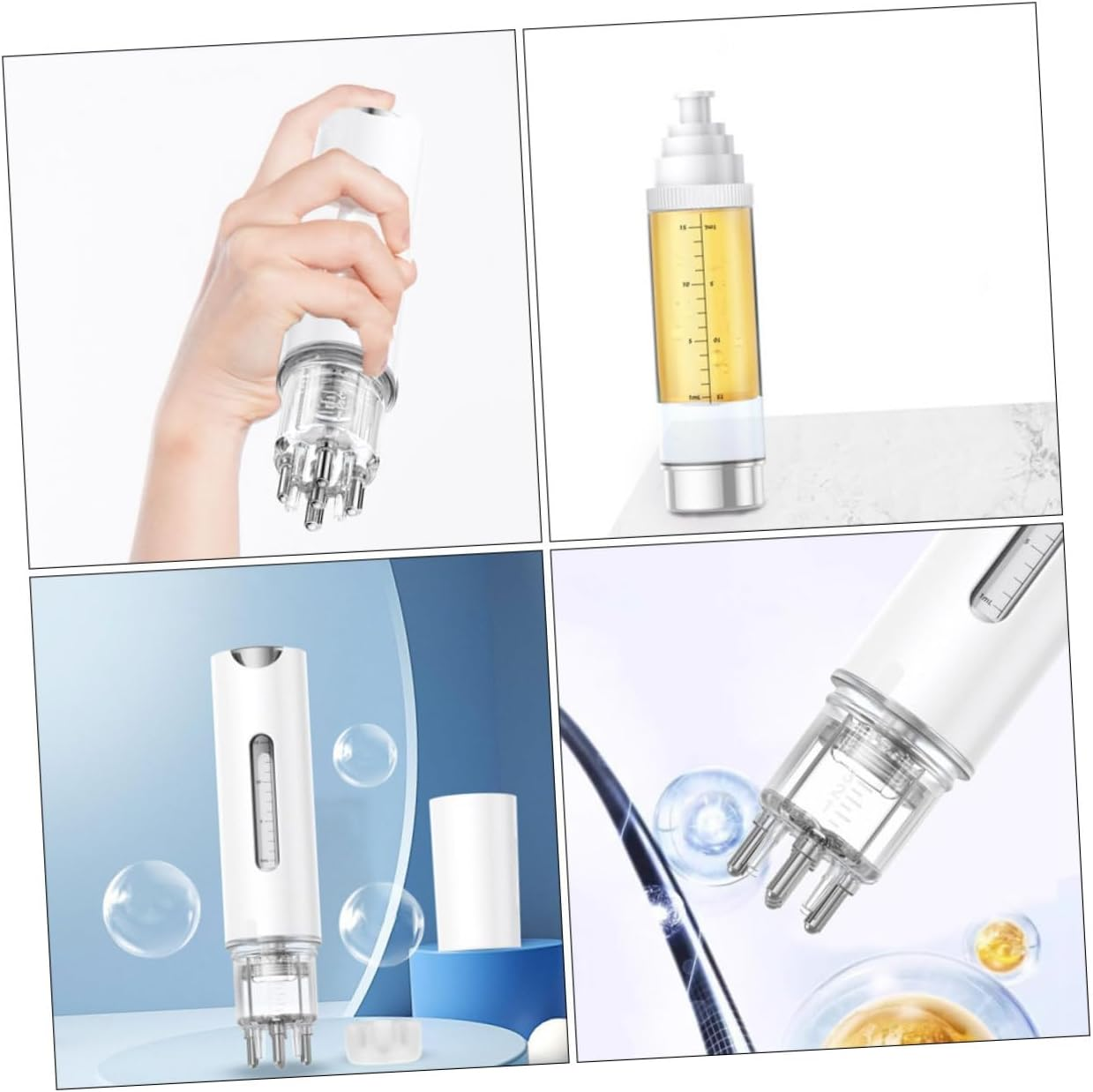ROMISBABA Ergonomic Root Comb Applicator Bottle for Scalp Care Hair Growth Oil Applicator with Graduated Scale User-Friendly Hair Massager and Serum Application image number 4