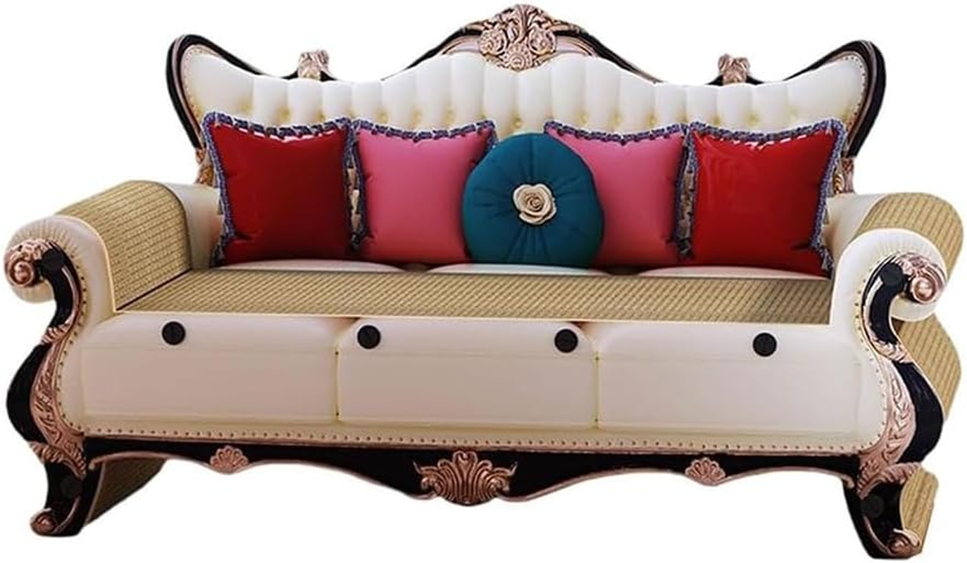 TOMVAES Cat Scratcher Sofa, Vintage Style Cardboard Cat Bed and Scratching Board, Corrugated Paper Cat Furniture Protector for Indoor Cats Red