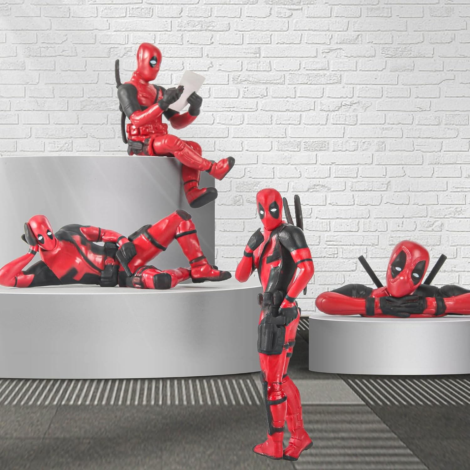 4Pcs Anime Action Figures, Classics Figures Model for Home, Car, Desk and Computer Decorations