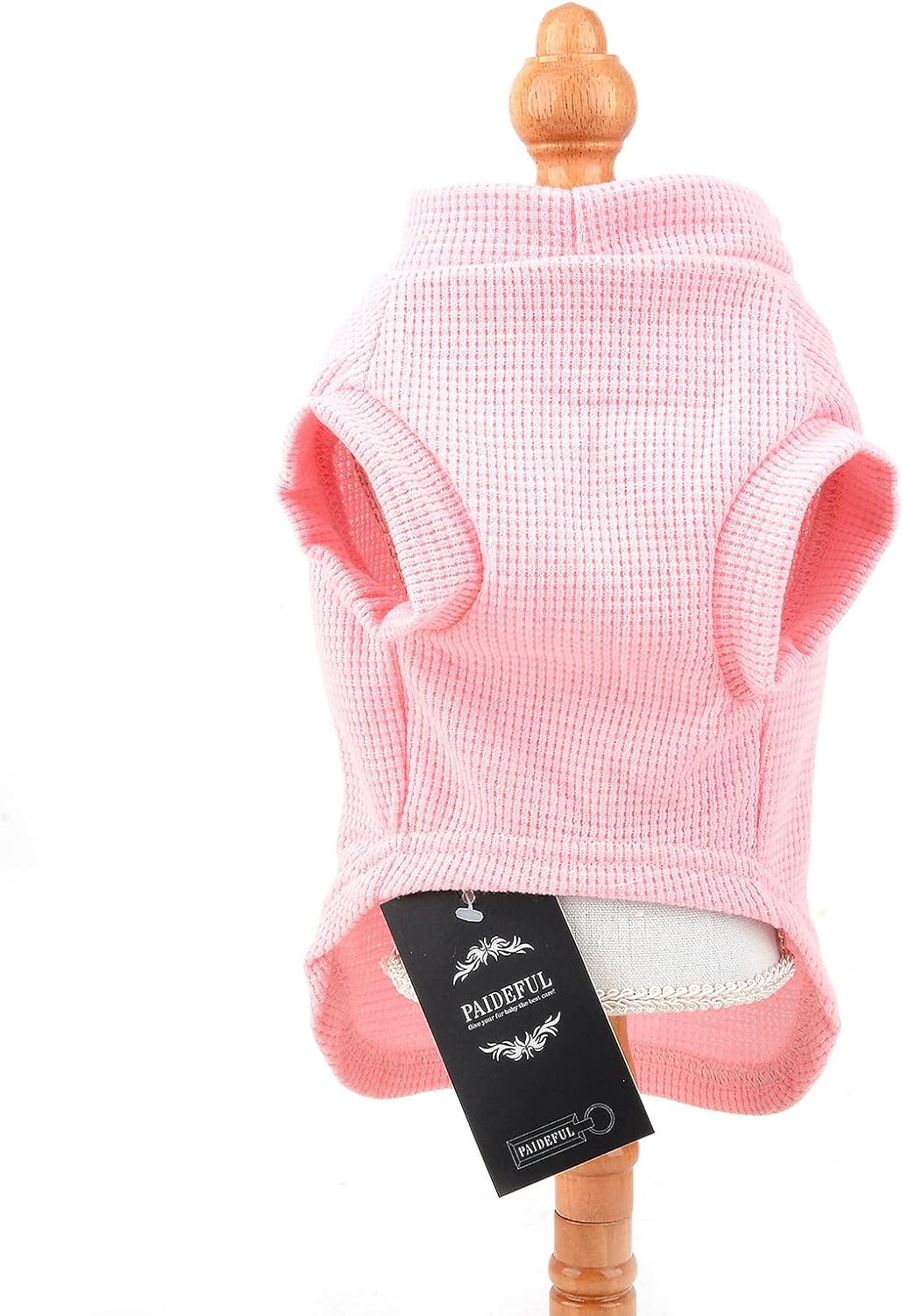 PAIDEFUL Dog Shirts for Small Medium Dogs Cats Boys Girls Solid Color Soft Cotton Vest Tee Seeveless Breathable Tank Tops Puppy Chihuahua Yorkie Clothes T Shirts Pet Summer Wearing Outdoor image number 5