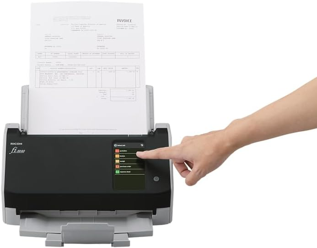 Fujitsu Ricoh Fi-8040 40PPM Document Scanner, Black/Grey
