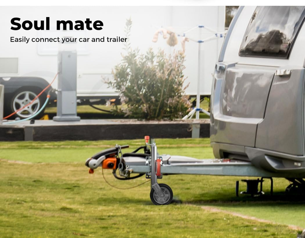 Manan Jockey Wheel 10''Inch Trailer Caravan Swing up Heavy Duty Solid 1000Kg Bolt On