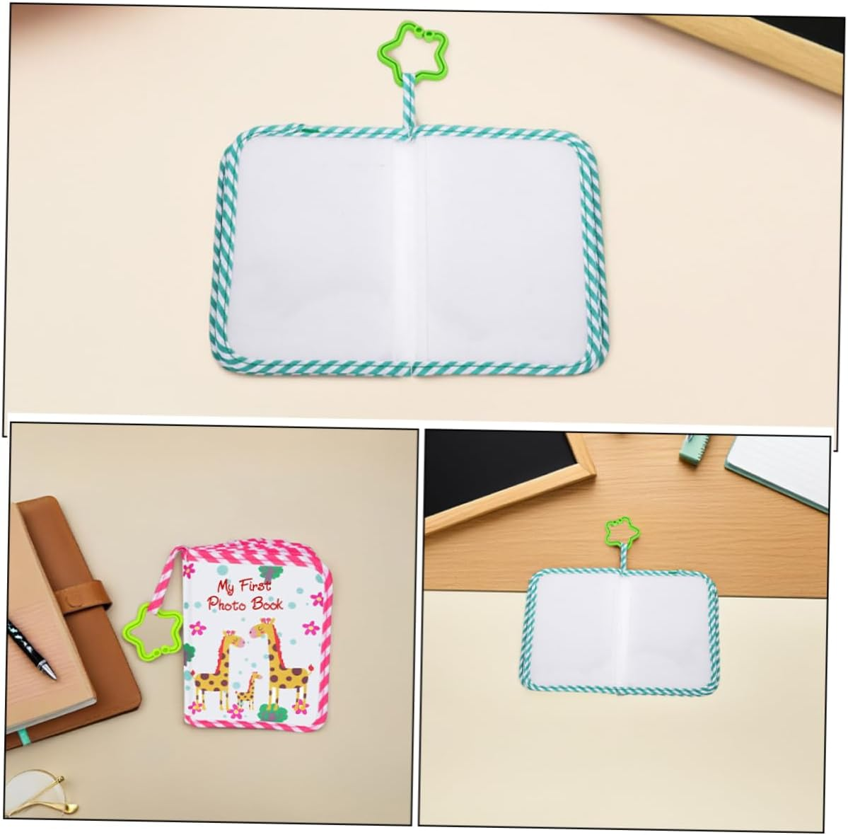 Kisangel 2Pcs Soft Cloth Photo Album Engaging First Year for Newborns Holds Photos Fun Design and Cherishing Memories image number 3