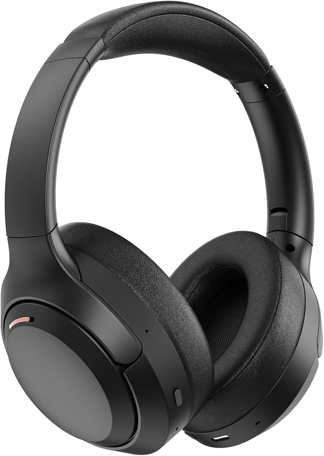 Hybrid Active Noise Cancelling Headphones, Bluetooth 5.4 Earphones, Wireless Headset, 60H Playtime, ANC Mode with 35Db Noise Reduce, Hi-Fi Audio Sound, CVC 8.0 Mic, USB-C Charge, Protein Skin Ear Cups image number 6
