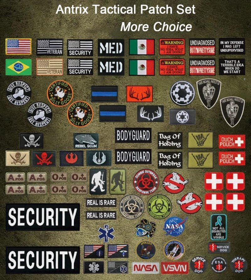 Antrix 2 Pcs Tactical Black Beard Pirate Edward Emblem Military Emblem Badge Patch Hook & Loop Pirate Badge Patches for Backpacks Caps Pouch Military Uniform image number 6