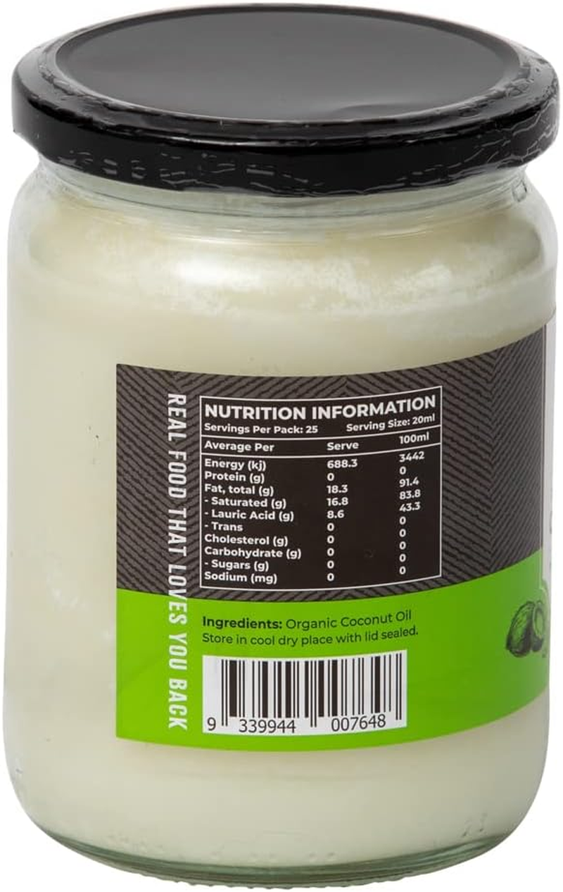 Honest to Goodness Organic Purified/Deodorised Coconut Oil, 500 Ml image number 5