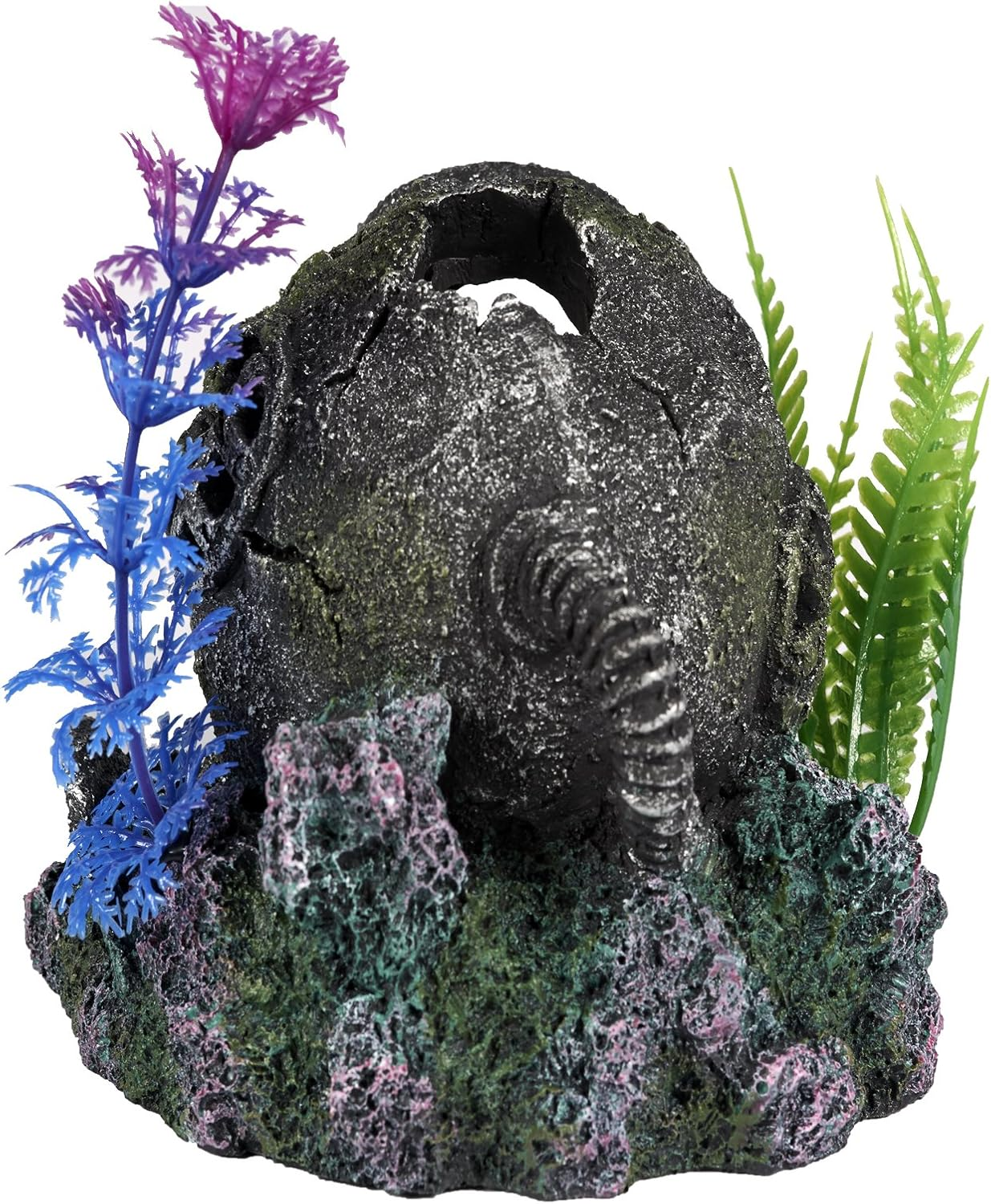 Pet Ting Lost Diving Helmet Aquatic Ornament - Aquarium Decoration - Vivarium Decoration image number 1