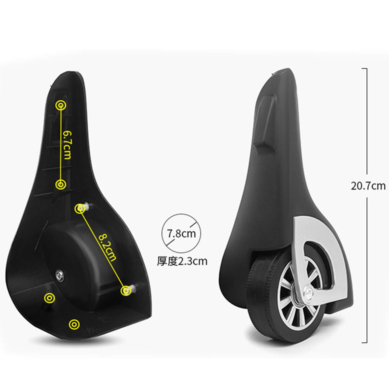 Suitcase Wheel, Suitcase Wheel Replacement Direction Wheel Replacement Luggage Wheel Suitcase Travel Case Repair DIY (YF-JL026)