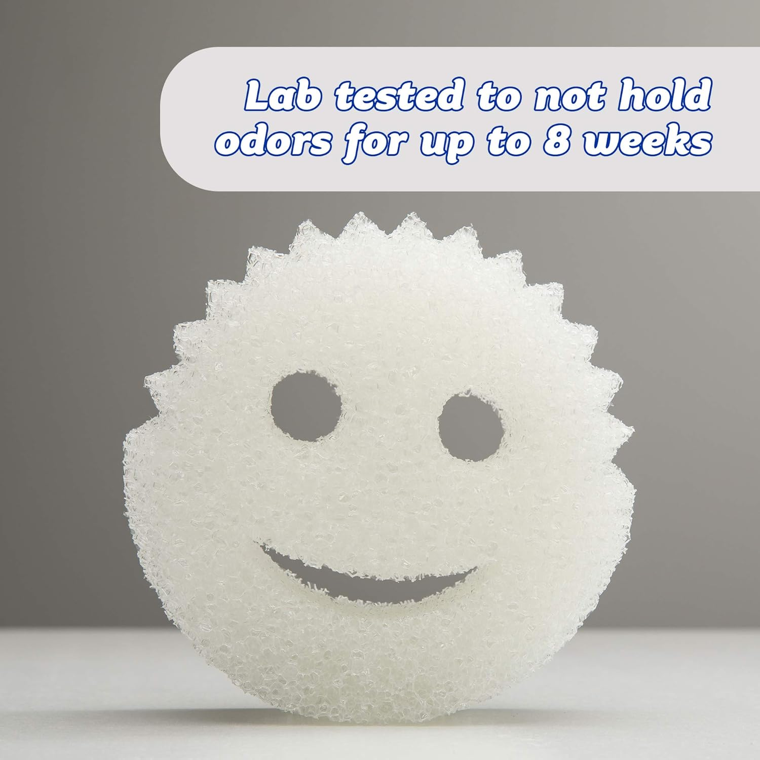 Scrub Daddy Dye Free - Multipurpose Cleaning Sponge - Soft in Warm Water, Firm in Cold Water for Tough Cleaning - No Colouring Dye and Reduced Packaging image number 5