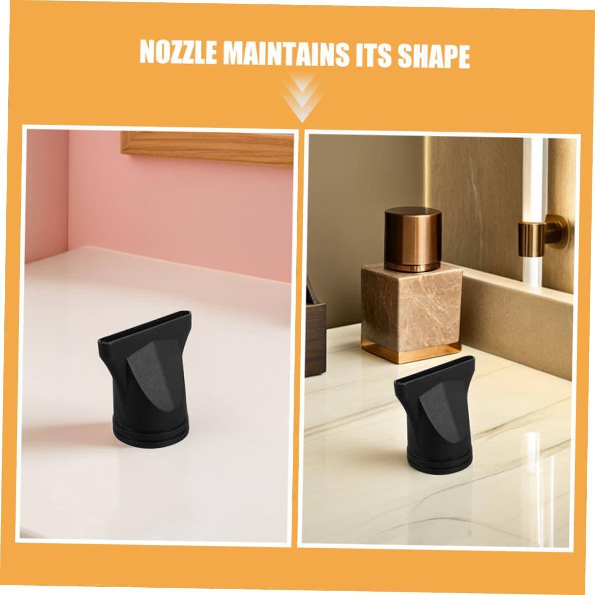 GANAZONO 6Pcs Heat Resistant Hair Dryer Nozzle Attachment Precision Airflow Narrow Concentrator for Fast Drying Durable Plastic Blow Styling Tool Fit for Professional Salon and Home Use image number 4