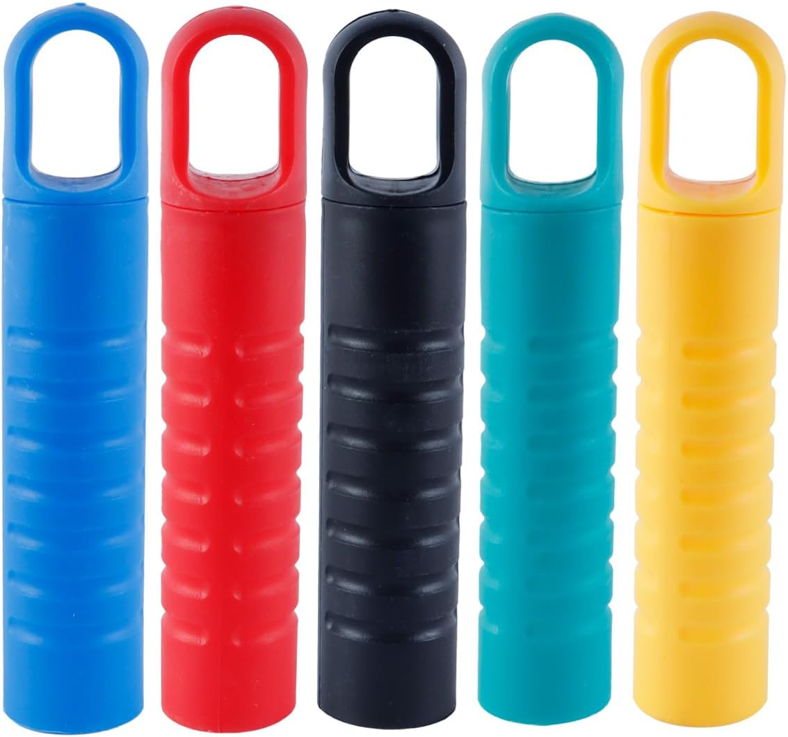 Gorise 5Pcs Mop Rod Handle Caps Ergonomic Broom Handle Sleeves for Dustpan Installation Hand Protection Design Versatile for Home and Office Cleaning image number 5