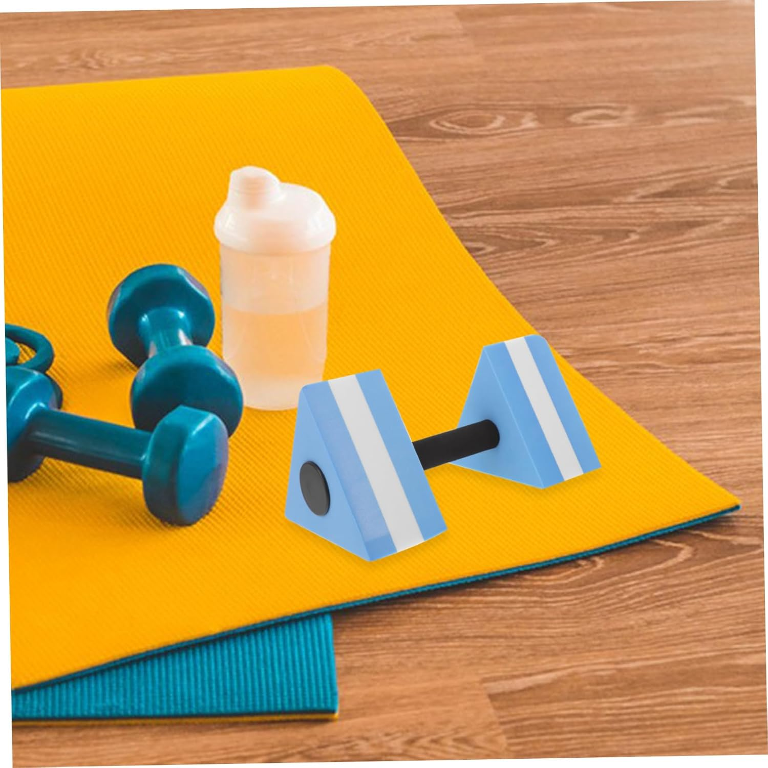 Kisangel Water Weights Dumbbell, Pool Exercise Equipment Foam Water Aerobics Dumbbell Weights for Aerobics Swimming Fitness Lightweight Easy to Use image number 4