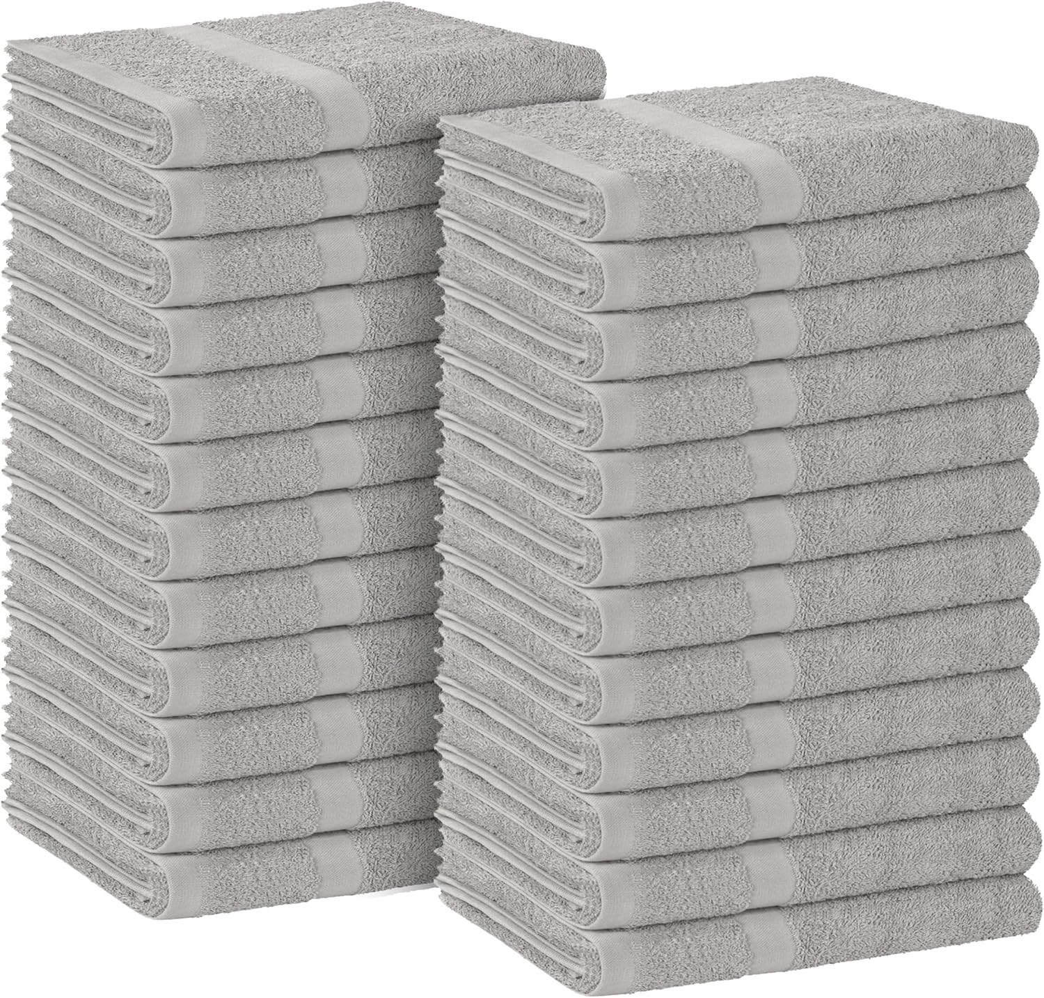 Avalon Salon Towels &ndash; 24 Pack Black Hand Towels 100% Cotton Spa Towels &ndash; 16X27 Inches Highly Absorbable Facial Towels Gym Towels Hair Towels and Face Towels Bulk Small Towels (Not Bleach Proof)