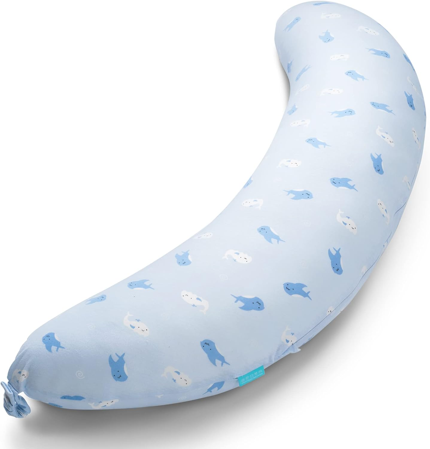 BYRIVER 39" Pink Purple Cute Body Pillow for Women Girl Side Sleepers, C Shaped Pregnancy Pillow, Anxiety Relief Hugging Pillow for Adults, 100% Cotton Pillow Cover, Gifts for New Mom (ZI-L)