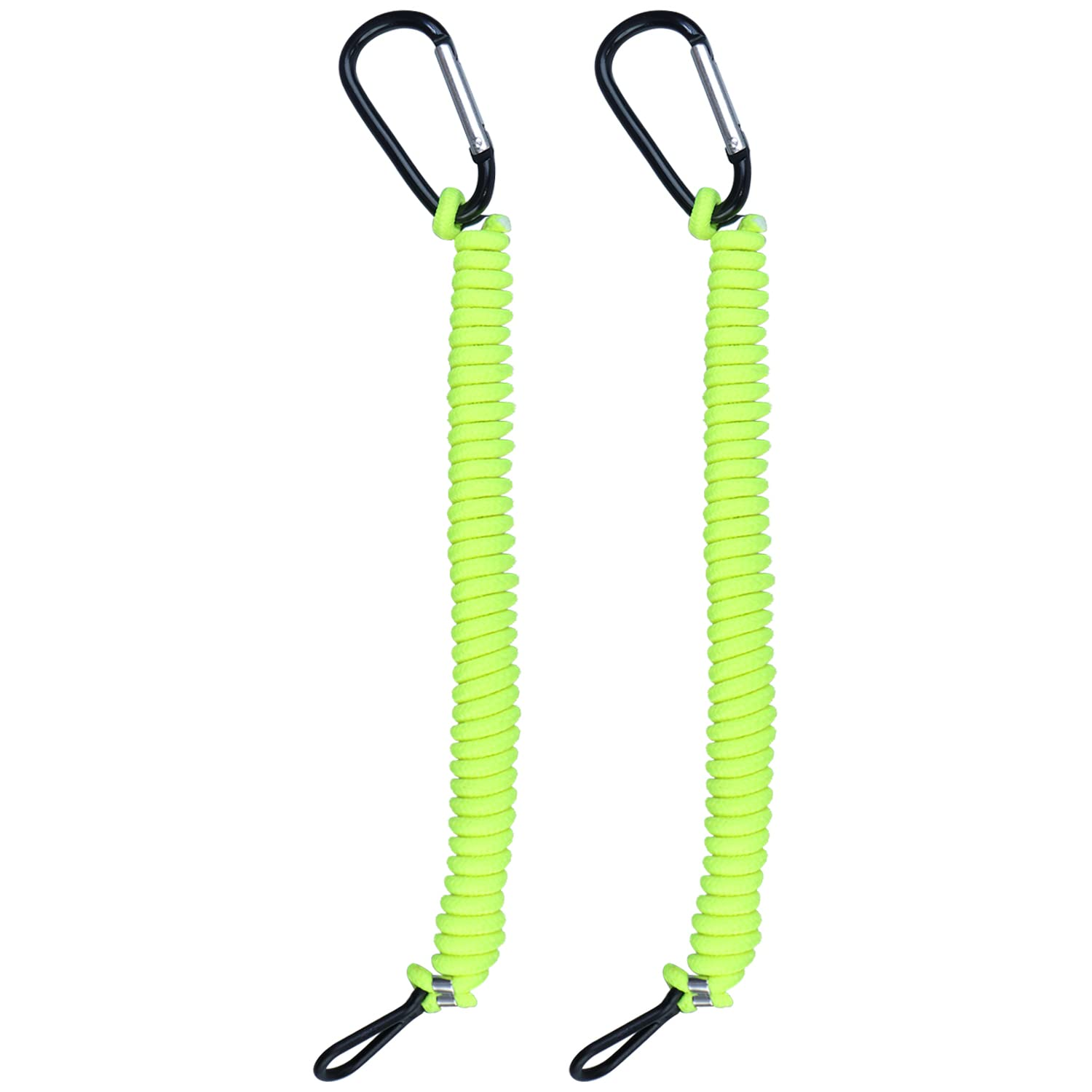 8M0092850 Boat Kill Switch Lanyard Replacement for Mercruiser Marine Boat Emergency Stop Switch Safety Lanyard Cord 49 Inch/125 Long -Replace 15920T54 15920A54 (Aluminum Alloy Clip Green 1Pcs)