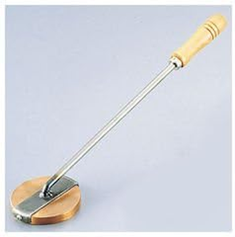 Endoshoji WKY12008 Commercial Caramelizer with Wooden Handle, 3.1 Inches (8 Cm), Round, Copper, Made in Japan image number 4