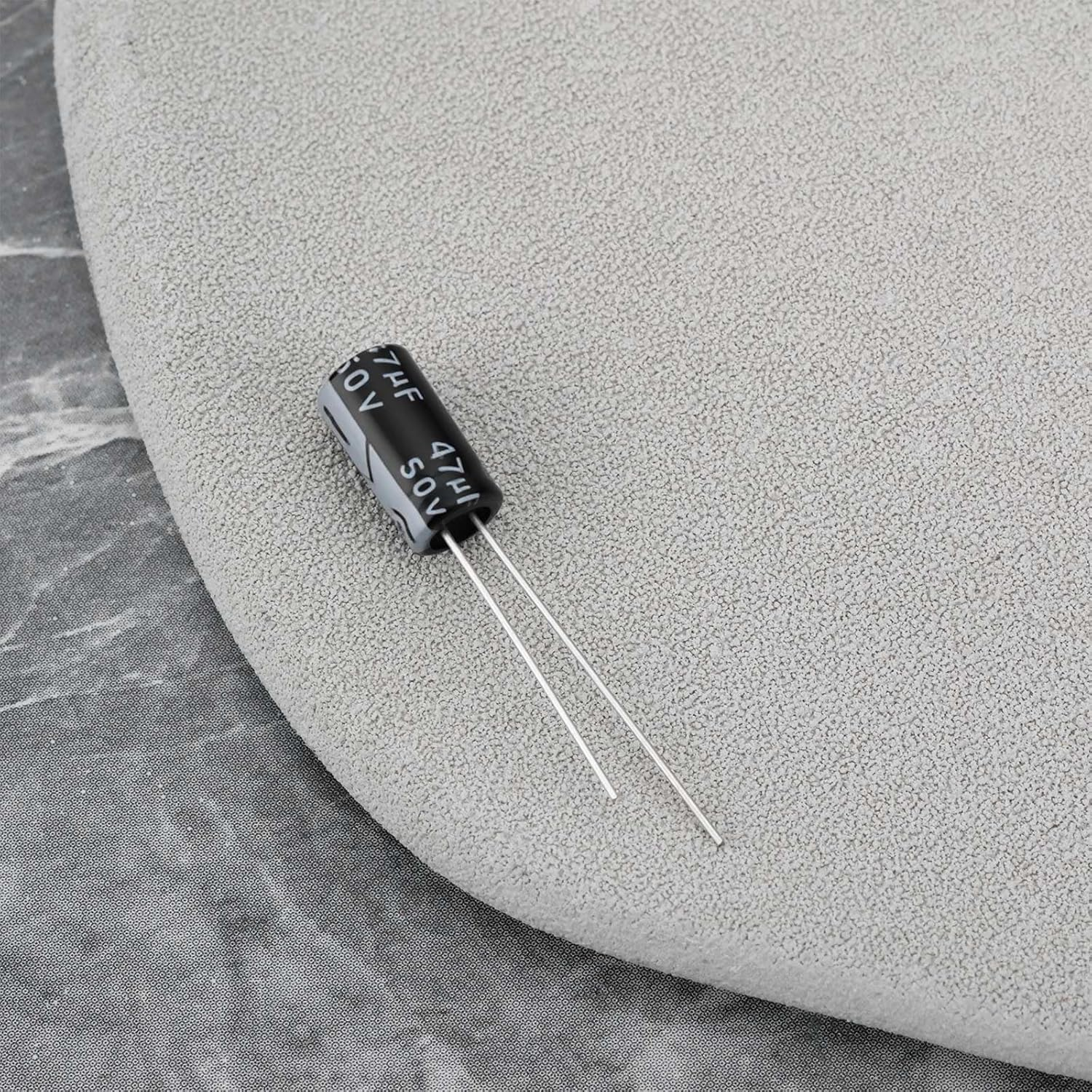 Create Idea 50Pcs 47UF 50V Electrolytic Capacitor 6.3X11Mm for Household Appliances Various Electronic Products