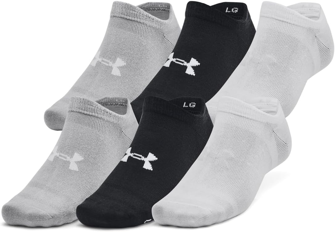 Under Armour Unisex Essential No Show 6Pack Socks image number 1