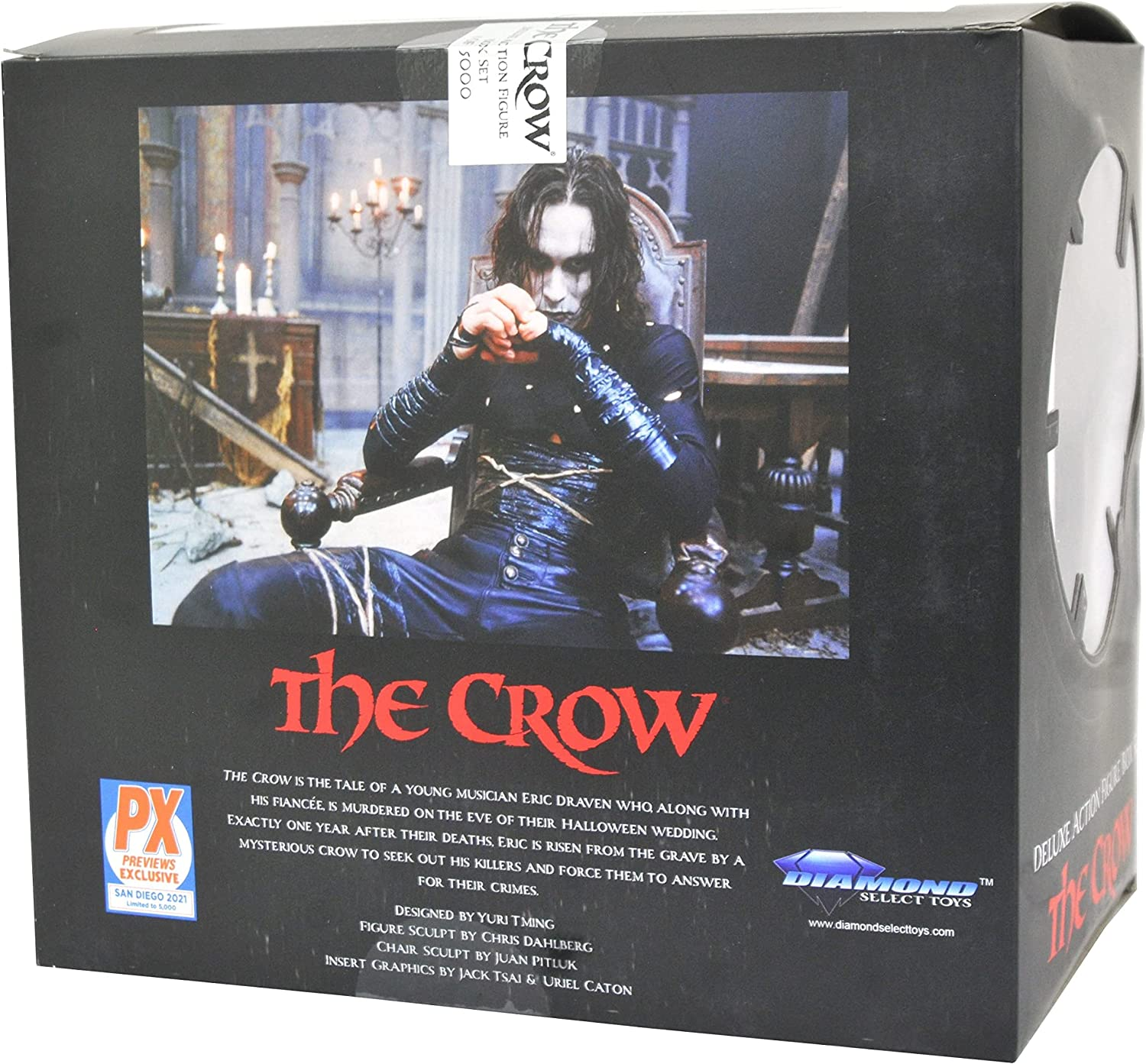Diamond Select Toys the Crow - Deluxe Action Figure, 7-Inch Size
