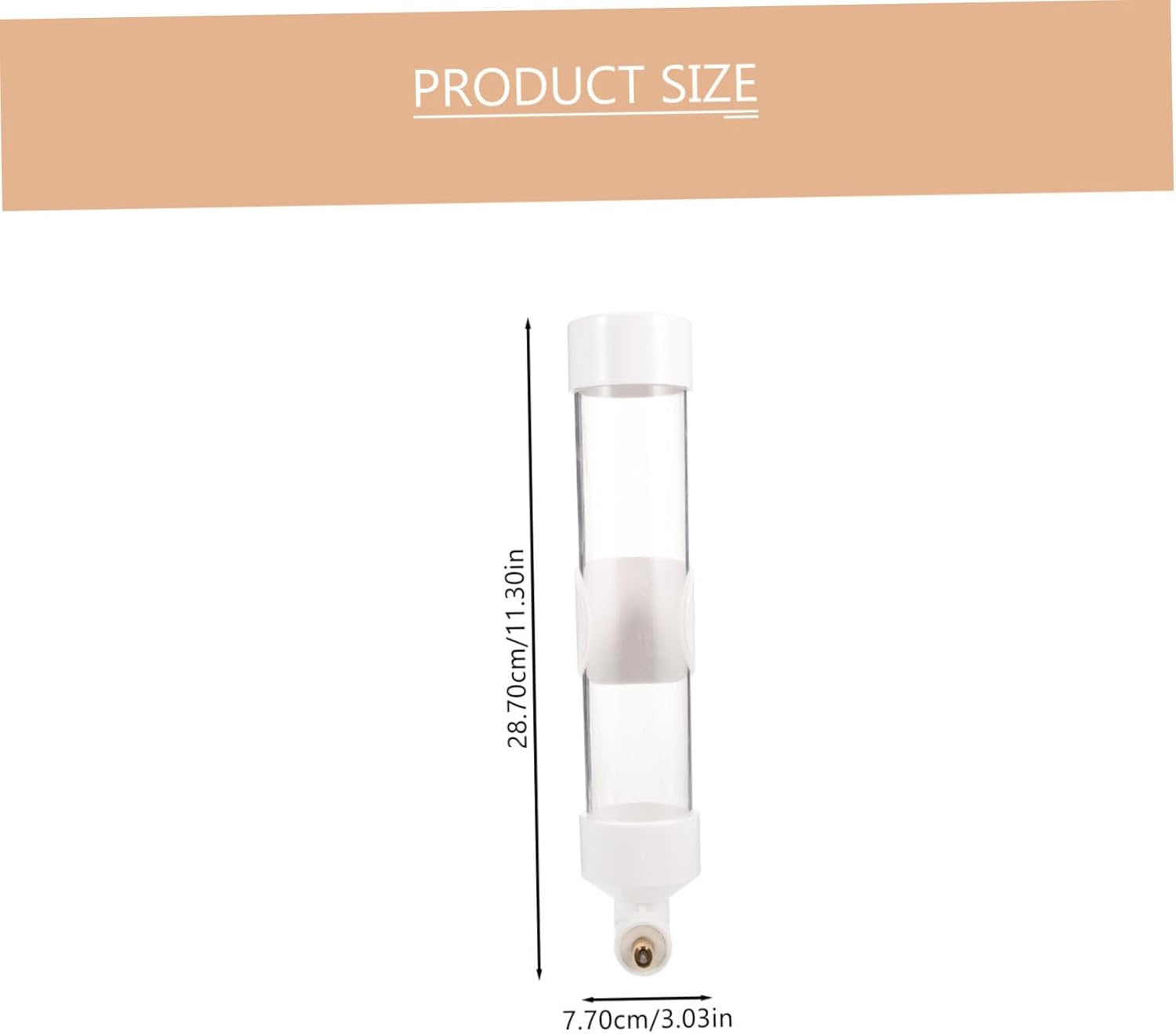 Parliky Large Capacity Bird Water Dispenser Pet Bird Water Feeder Cage Accessory image number 2