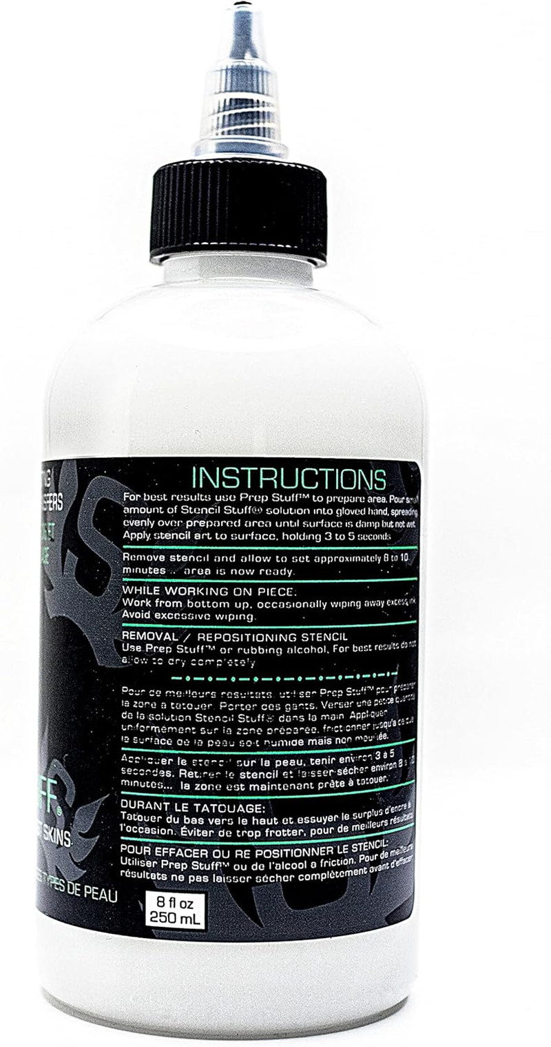 Stencil Stuff Tattoo Stencil Transfer Gel &ndash; 8Oz Tattoo Stencil Transfer Solution &ndash; Vegan-Friendly Stencil Gel &ndash; Fast-Drying and Long-Lasting &ndash; Clean and Easy Application image number 1