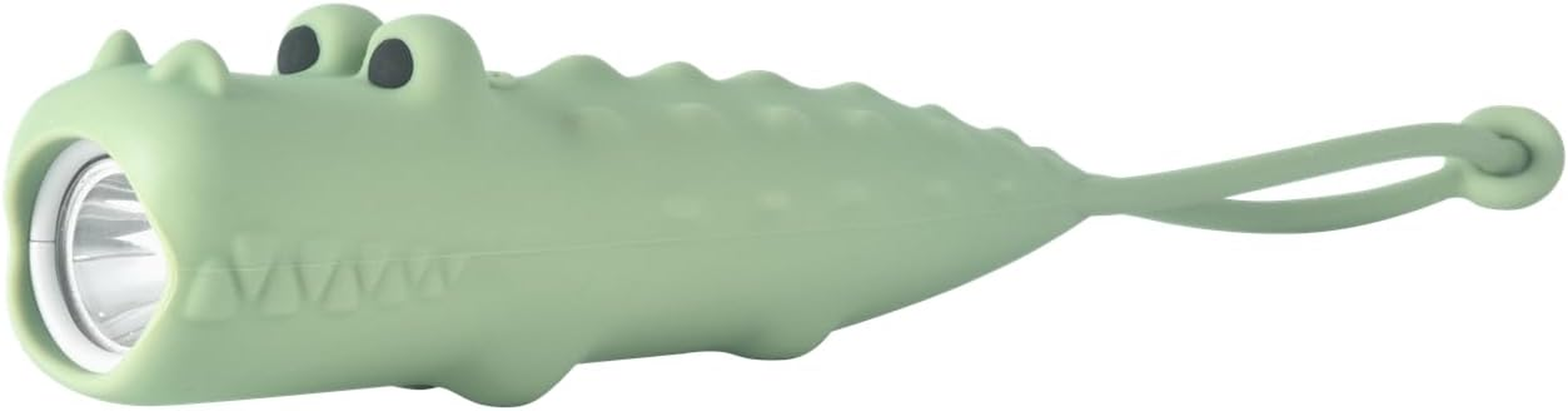 Silicone LED Flashlight,Rechargeable Cute Animal Shaped Silicone Kids Flashlight,Crocodile Flashlight,Gifts for Camping Essentials Gear,Birthday,Christmas and New Year image number 3