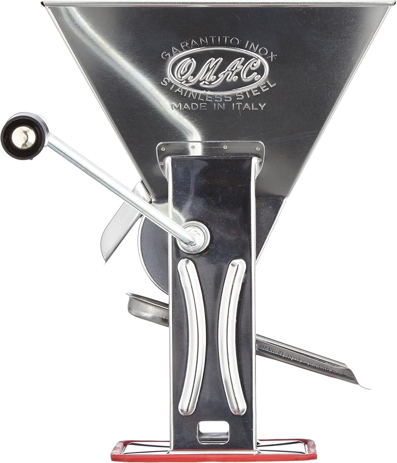 OMAC Tomato Squeezer, Stainless Steel, Portable, Manual image number 4