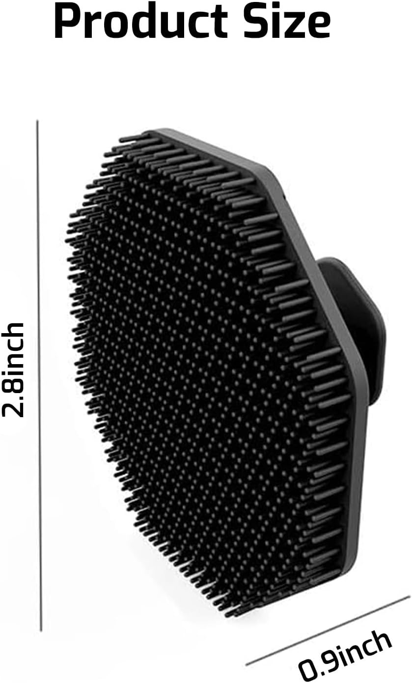 Tzylomirx Men'S Face Scrubber - Silicone Facial Cleansing Brush, Gentle Exfoliator Pad for Long - Long Lasting Bathroom and Shower Accessories (2Pcs) image number 5