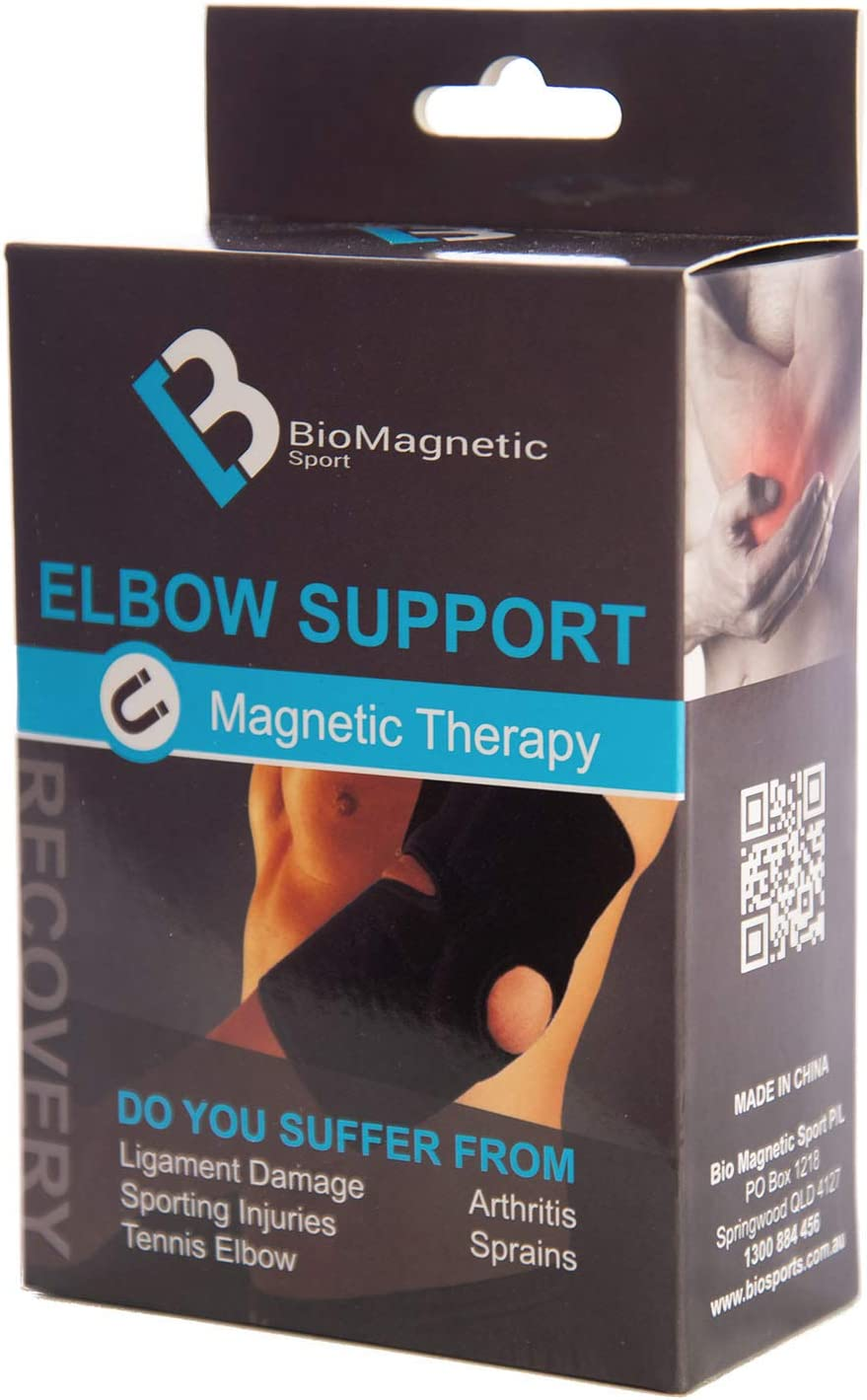 BM Biomagnetic Sport Elbow Support, Black One Size
