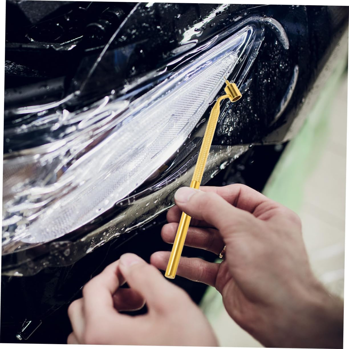 ULTECHNOVO 2Pcs Car Paint Touch up Tools Fine Line Fluid Writer for Precise Scratch Repair Vehicle Paint Applicator Pen Lightweight and Compact for Narrow Areas image number 3