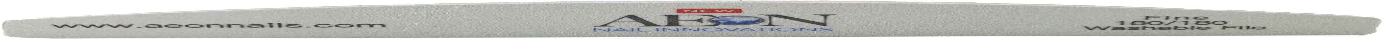 Aeon - Nail Files Silver Half Moon Sponge Fine 180/180 1 Pc