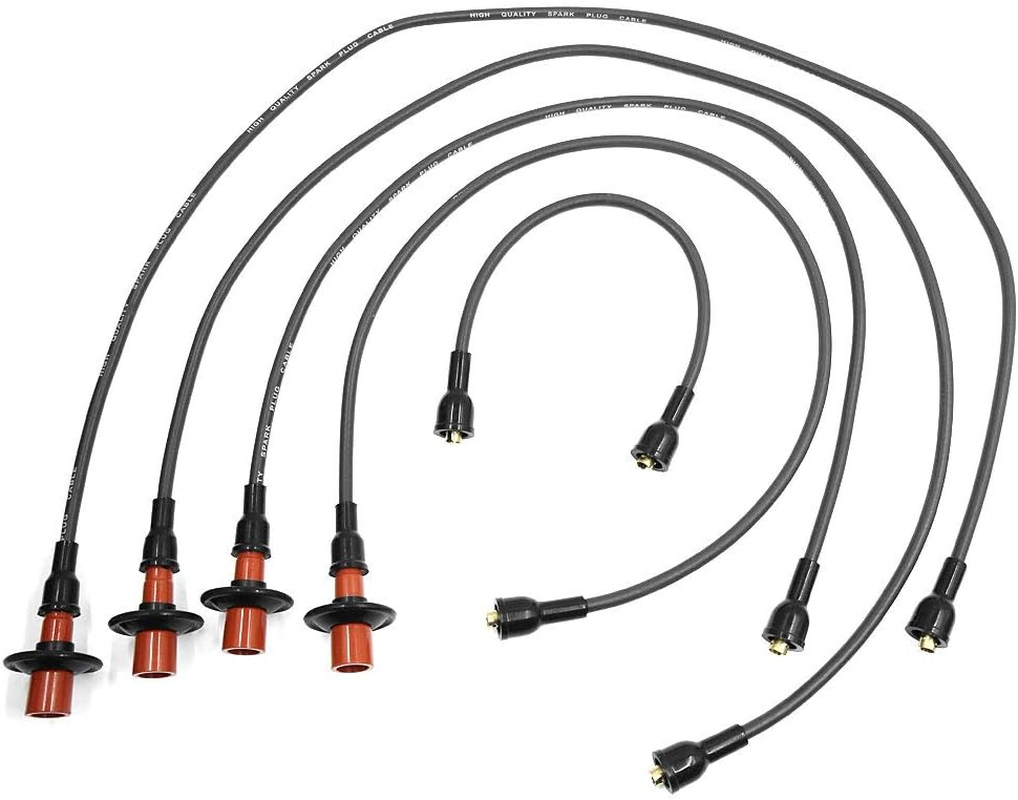 Uxcell Car Spark Plug Wires Set of 5 Ignition Cable Wire for Volkswagen 1946-1979 09001 image number 2
