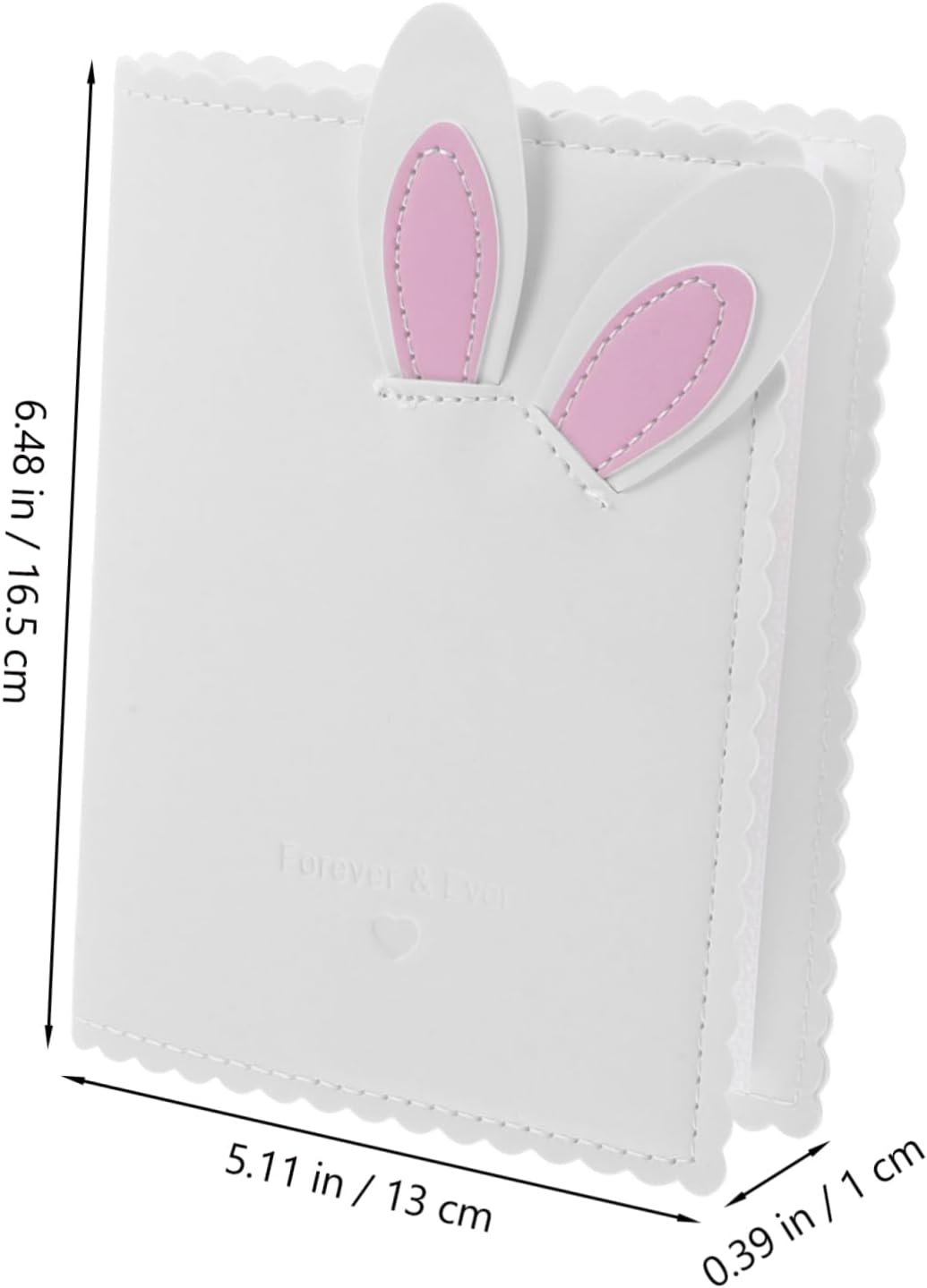 Bunny Photo Album Anniversary Scrapbook Mini Photo Book for Travel Boys and Girls image number 2
