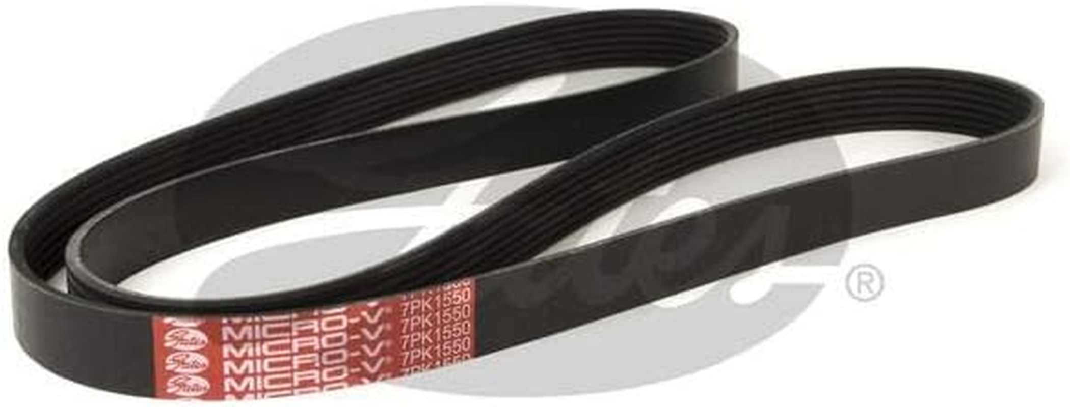 Gates 7PK1550 Micro-V Ribbed Drive Belt, 1550 Mm Length