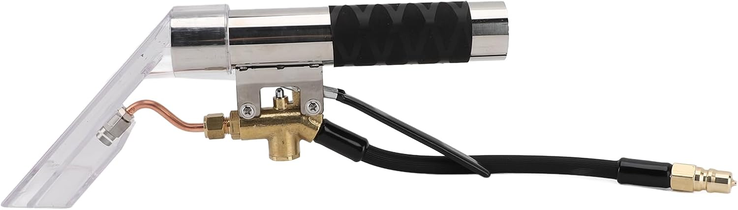 Generic Portable Extractor Hand Tool, Stainless Steel Carpet Cleaning Extractor Hand Wand with Clear Head for Mytee, Shopvac & Most Portable Carpet Attachment