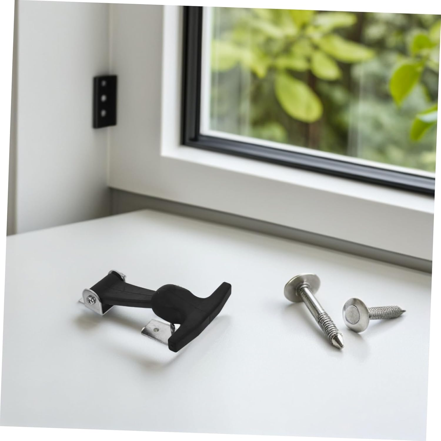 2Pcs Stainless Steel T Handle Locking Mechanism Heavy Duty Adjustable Box Latch for Tool Boxes Industrial Equipment Aviation Cases Vehicle Engine with Quick Release and Impact