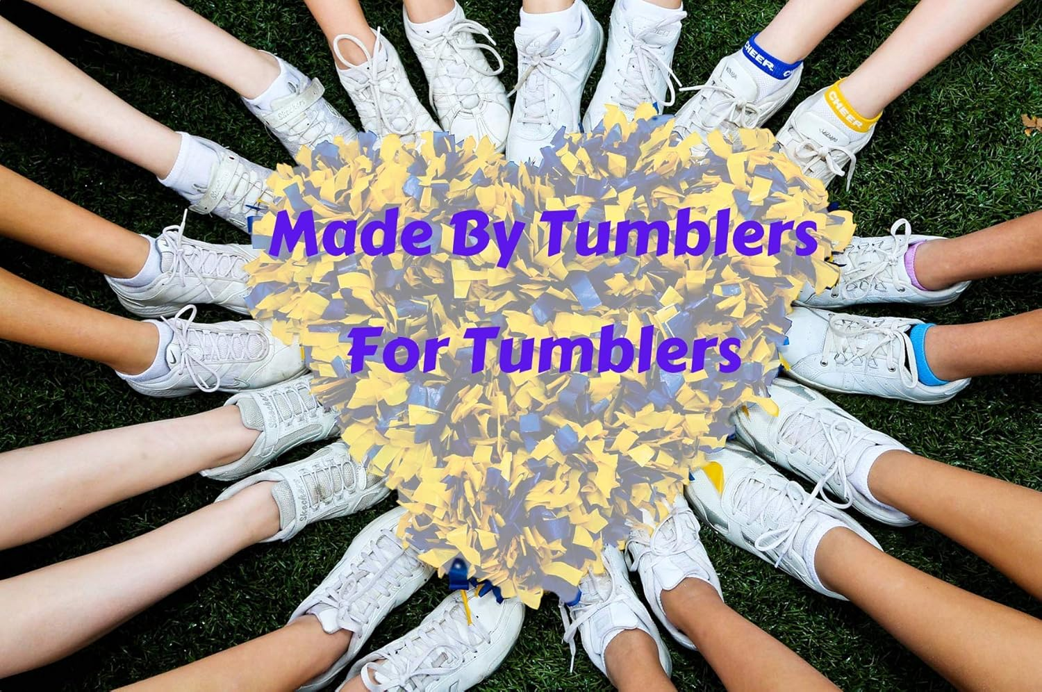 Gymnastics Tumbling Cheerleading Ankle Straps - Band Accessory to Improve Back Handspring & Backflip Form | One-Size-Fits-All Adjustable Straps | Perfect for Cheerleading, Dance, & Gymnasts