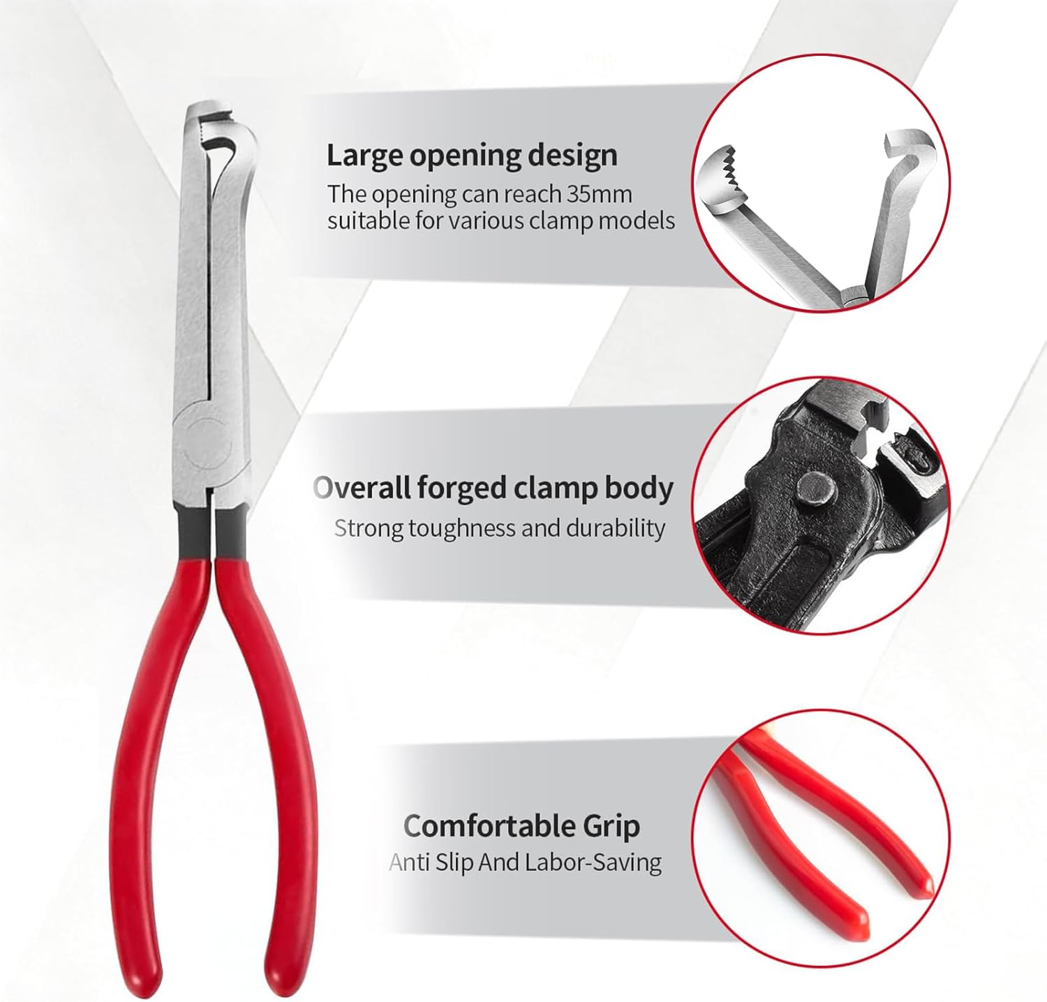 2PCS Automotive Electrical Connector Removal Tool &ndash; Disconnect Pliers & Terminal Separator for Car Wire Harness and Electrical Repairs image number 6