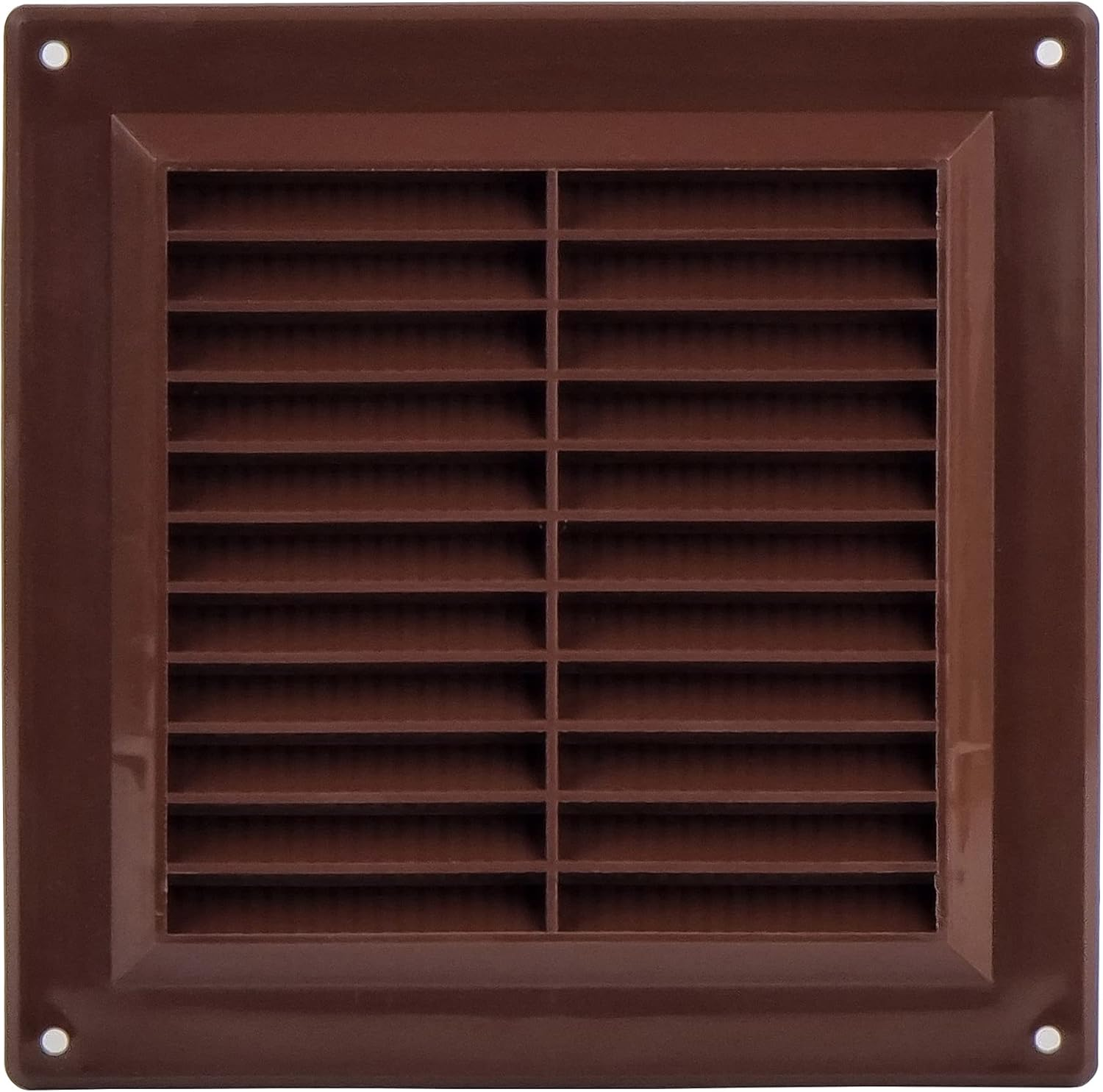 Steinberg14 Brown 150Mm Air Vent Cover with Insect Mesh - 6 Inch round Air Vent Covers for Walls and Ceilings - Air Vents for Interior Walls - Plastic Ventilation Grille image number 7