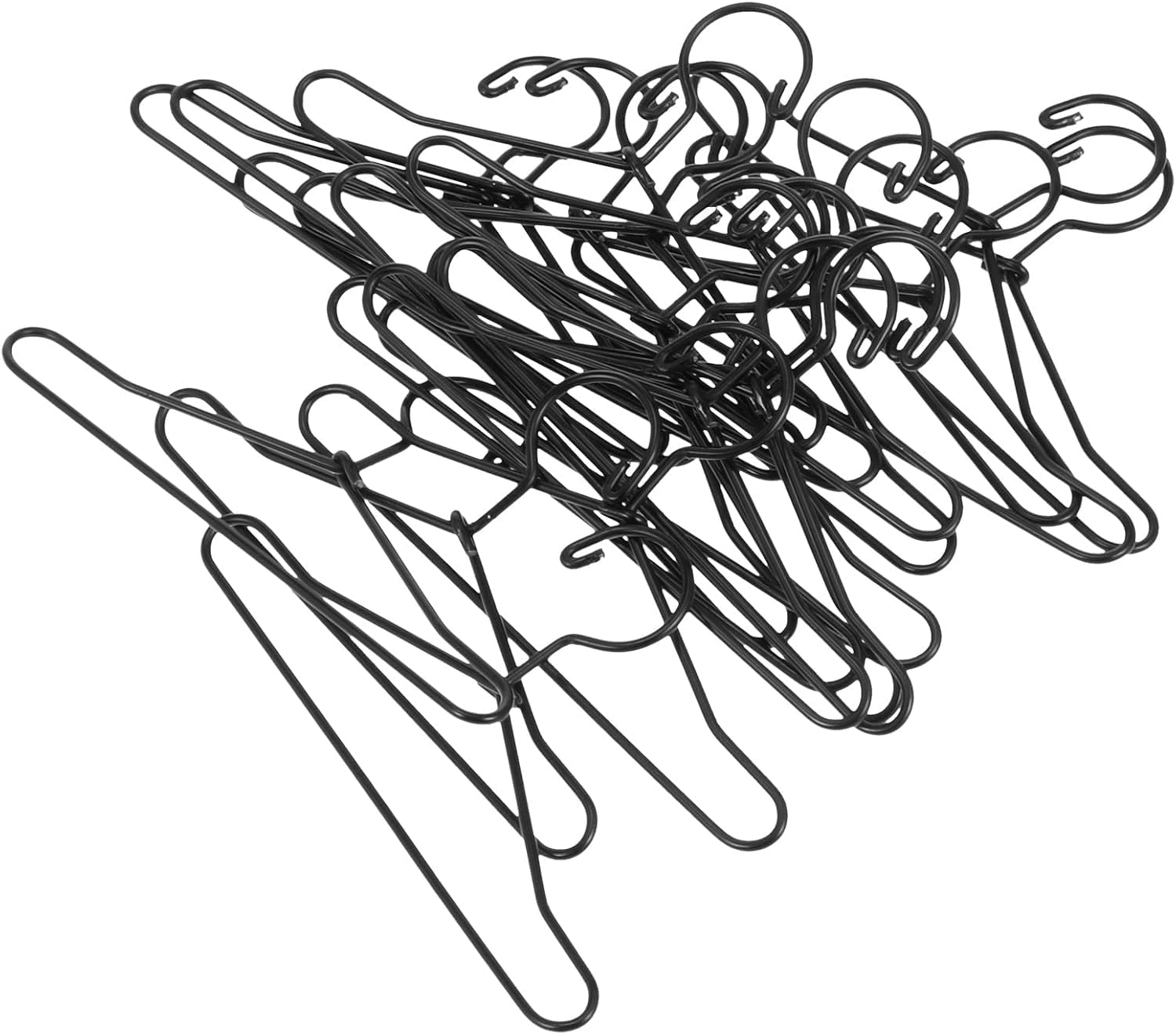 50 Pcs Metal Hanger, Small Clothes Hanger Outfit Hanger Clothing Rack Organizer Dress Holding Rack Coat Hanger Dress Holder, for Clothes Hanger