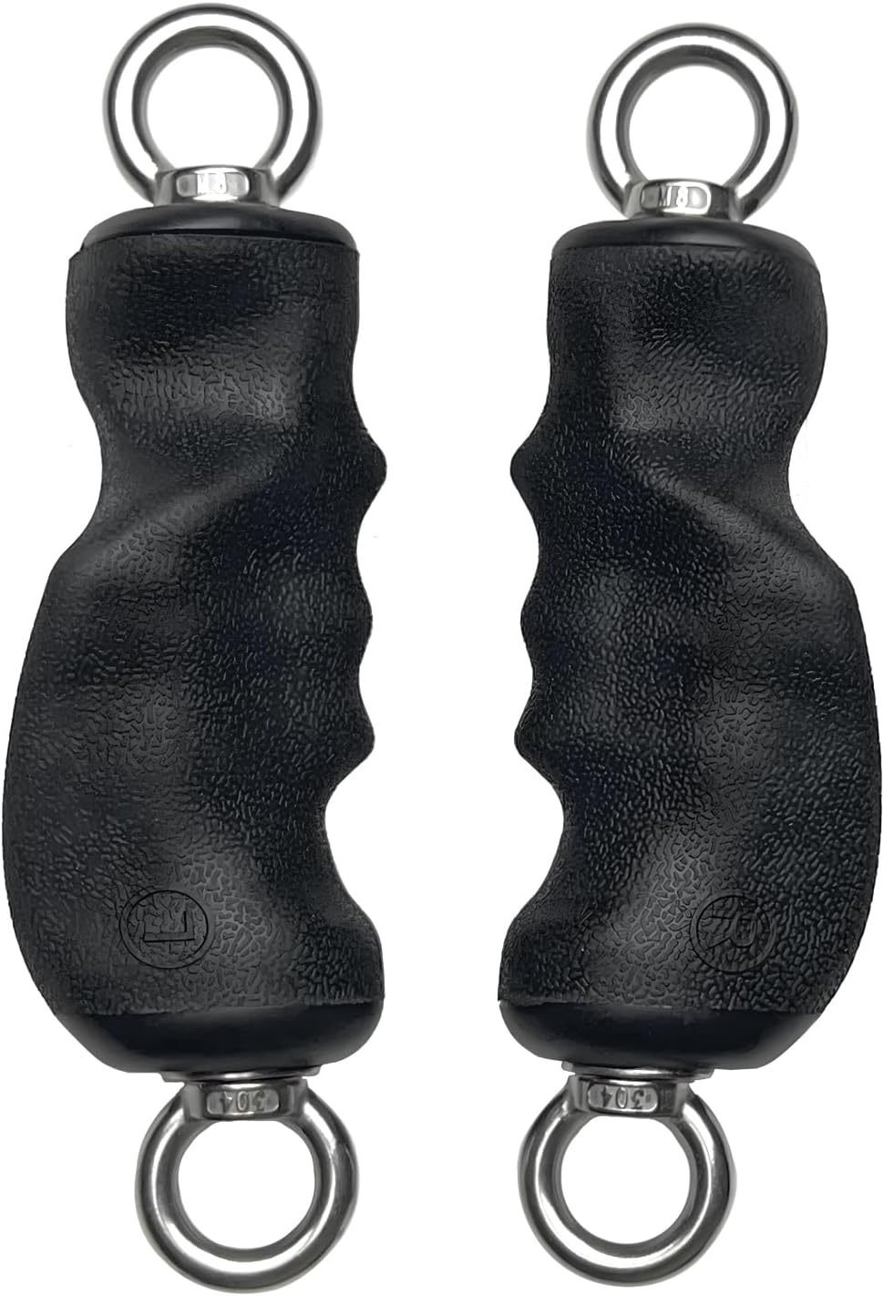 Cable Machine Attachment with Upgraded Ergonomic Gym Handles, LAT Tricep Rope Pull down Attachment,Exercise Handles for Home Gym Workout