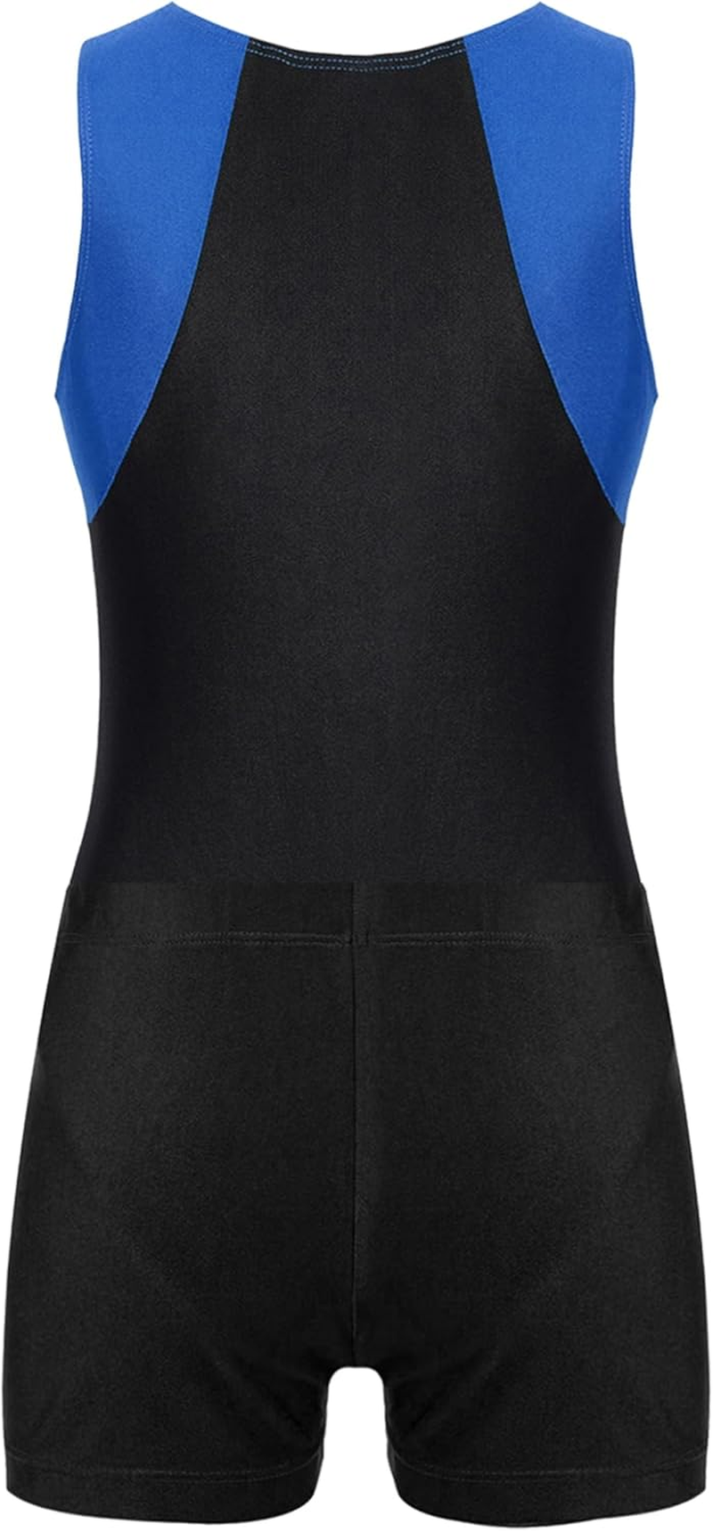 Loodgao Kids Boys Gymnastics Outfits Ballet Dance Leotards Tank Top and Shorts Set Tumbling Suit Workout Dancewear image number 1