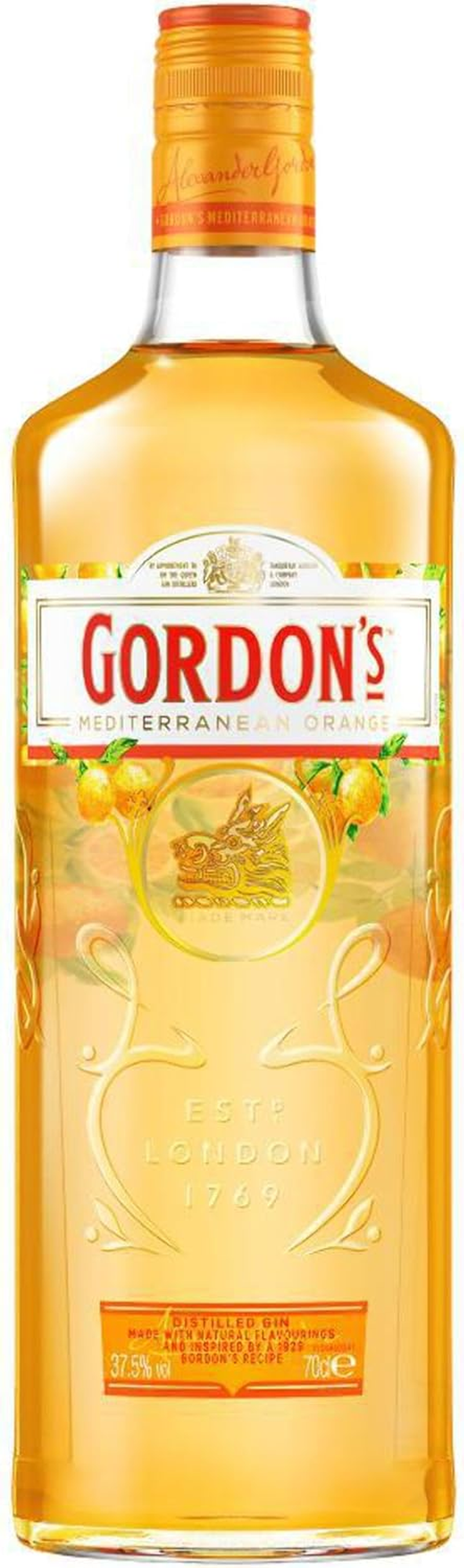 Gordon'S Mediterranean Orange Gin 700Ml