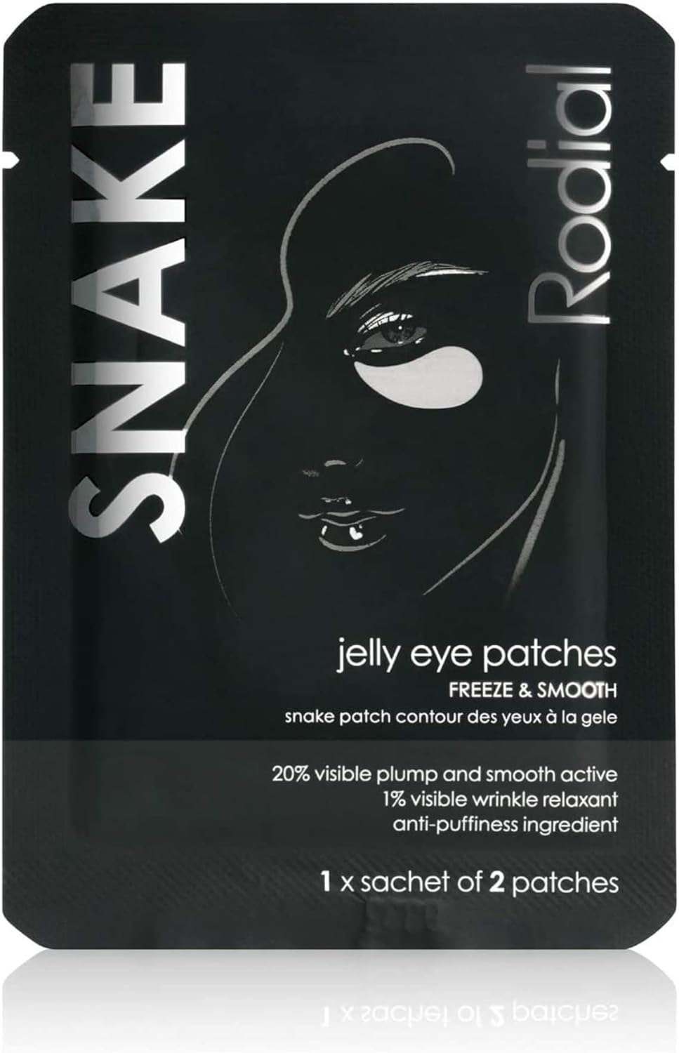 Rodial Snake Jelly Eye Patches Single Sachet, SKSNKEYESGLE