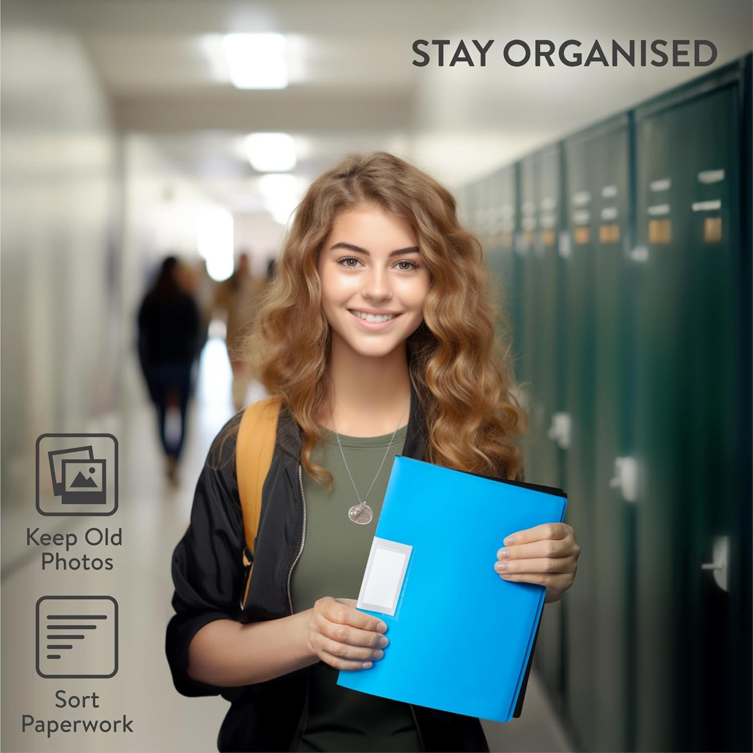 H&S A4 Portfolio Binder - 6Pcs - Presentation Folder Set with 30 Removable Clear Plastic Sleeves - Multi-Colored Display Folders image number 4